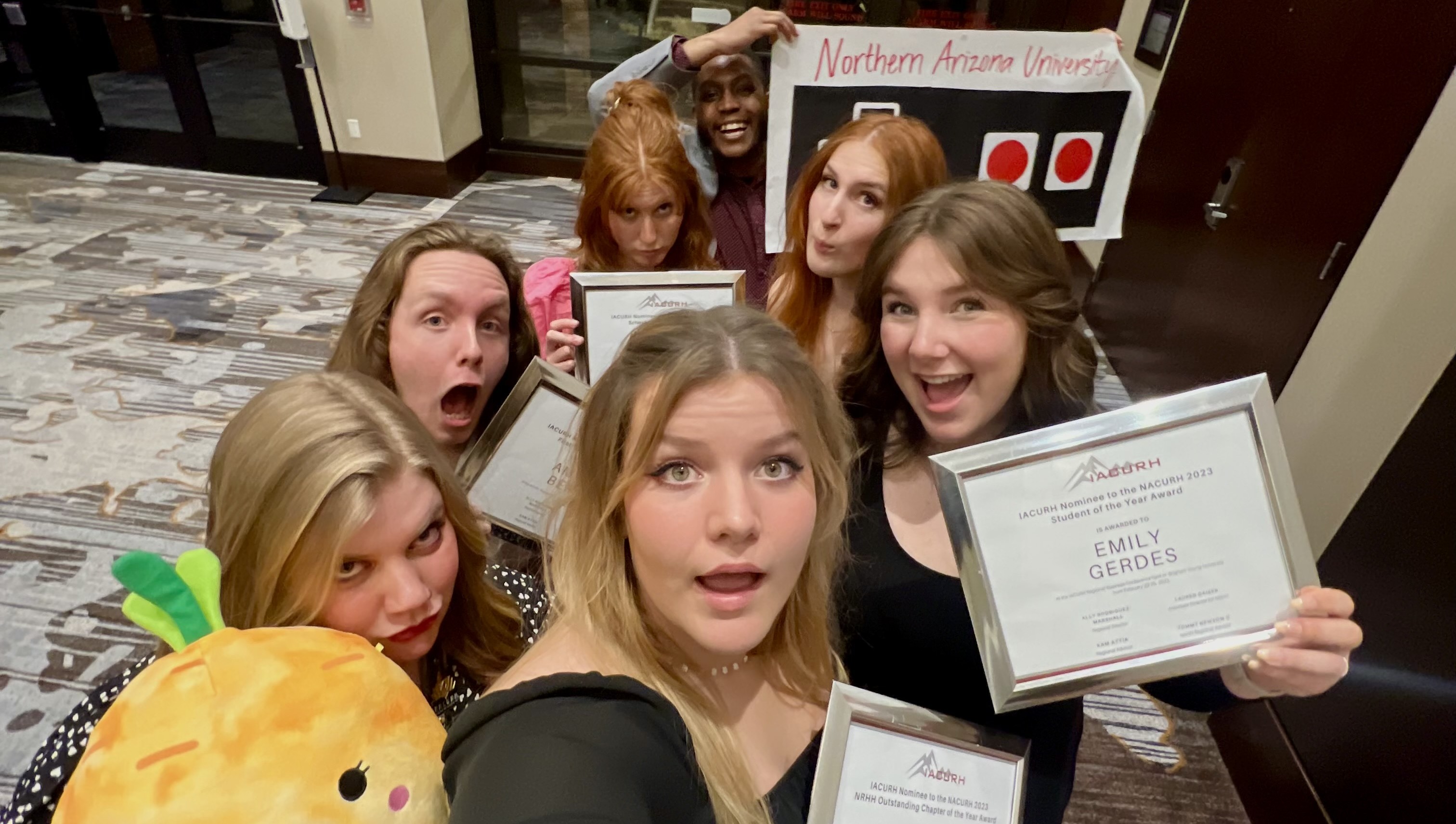 NAU delegation at RBC with regional awards