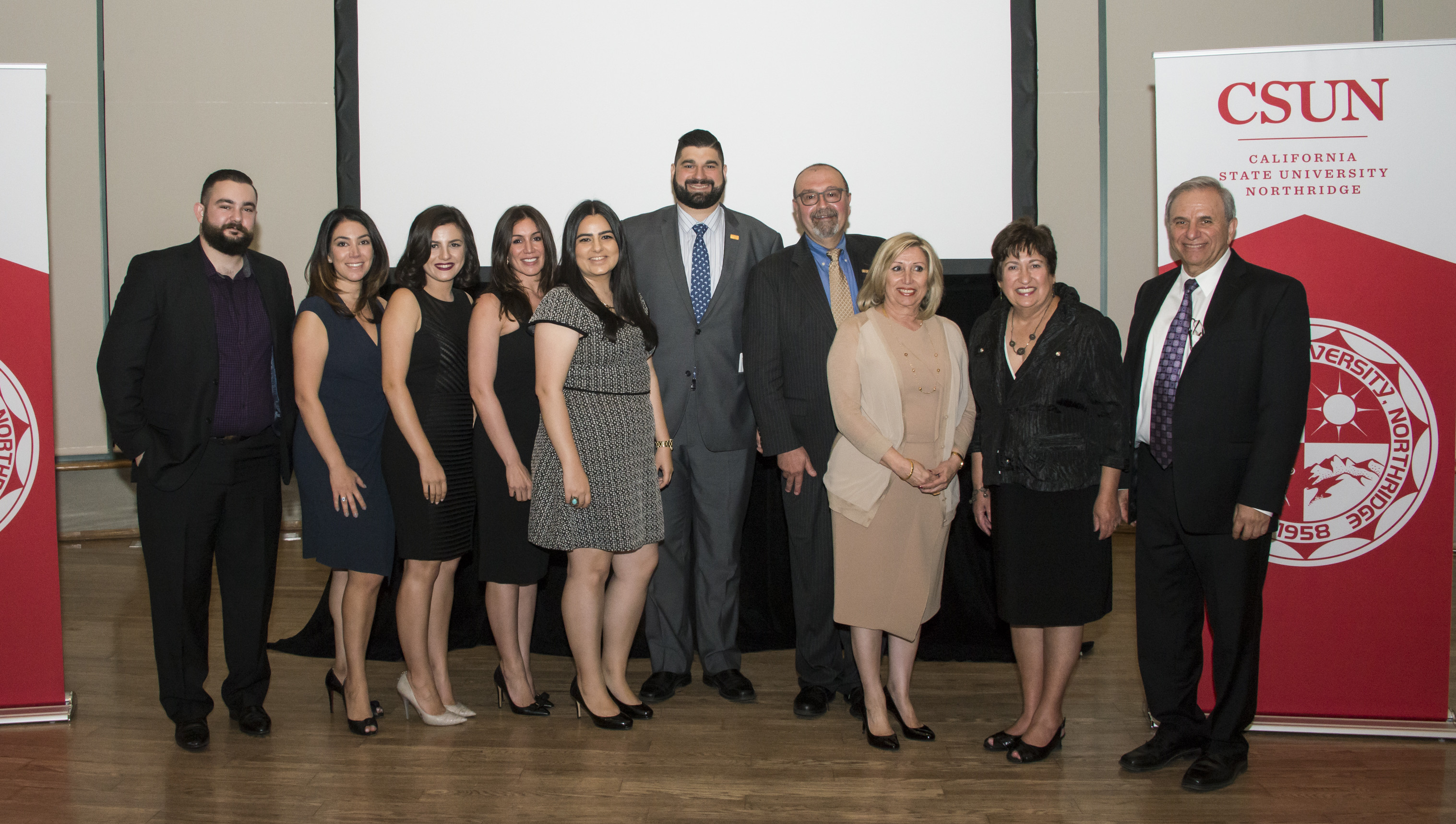 With students, alumni/ae and colleagues