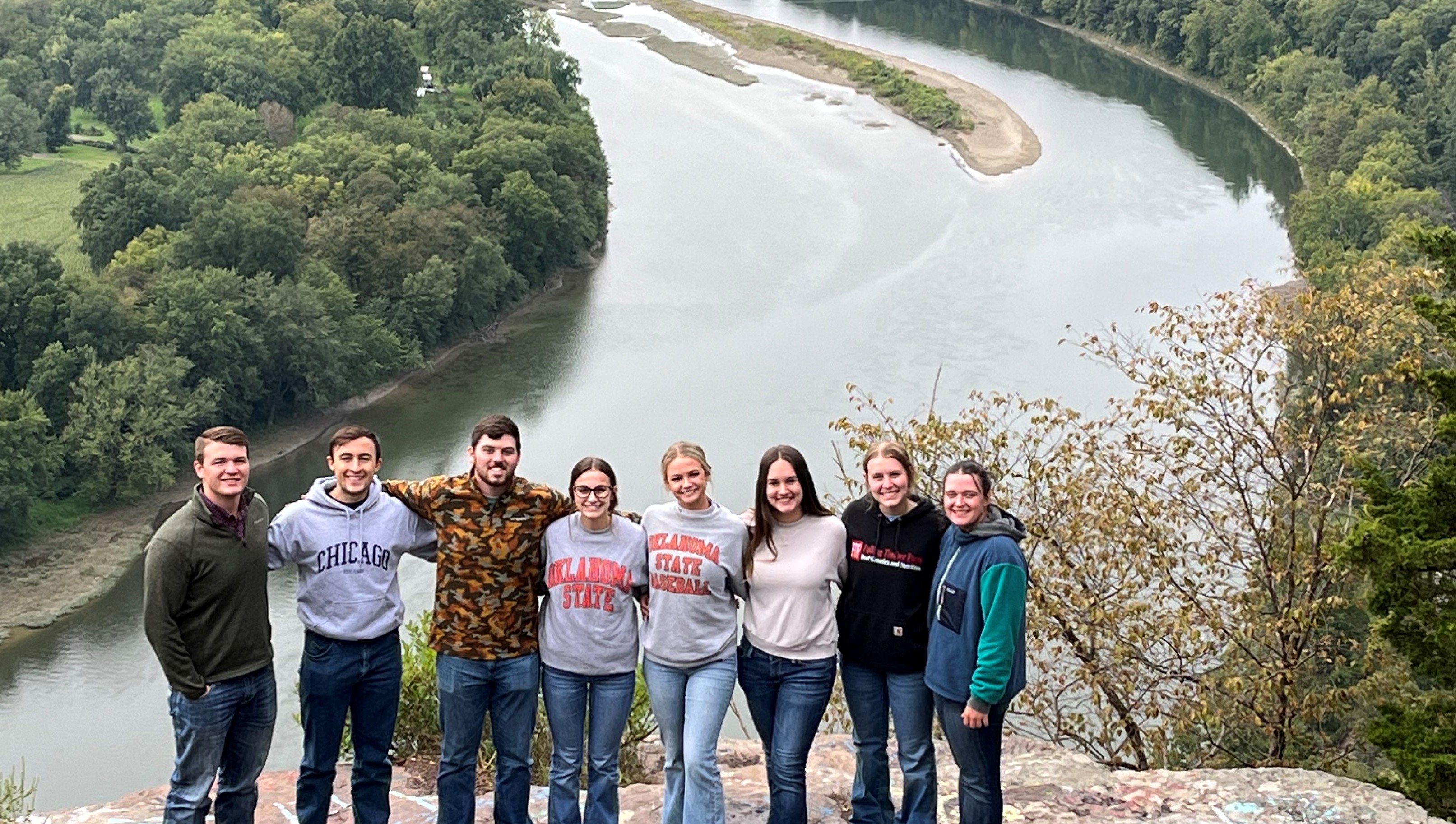 Scenic stop after Eastern National contest near Wyalusing, PA