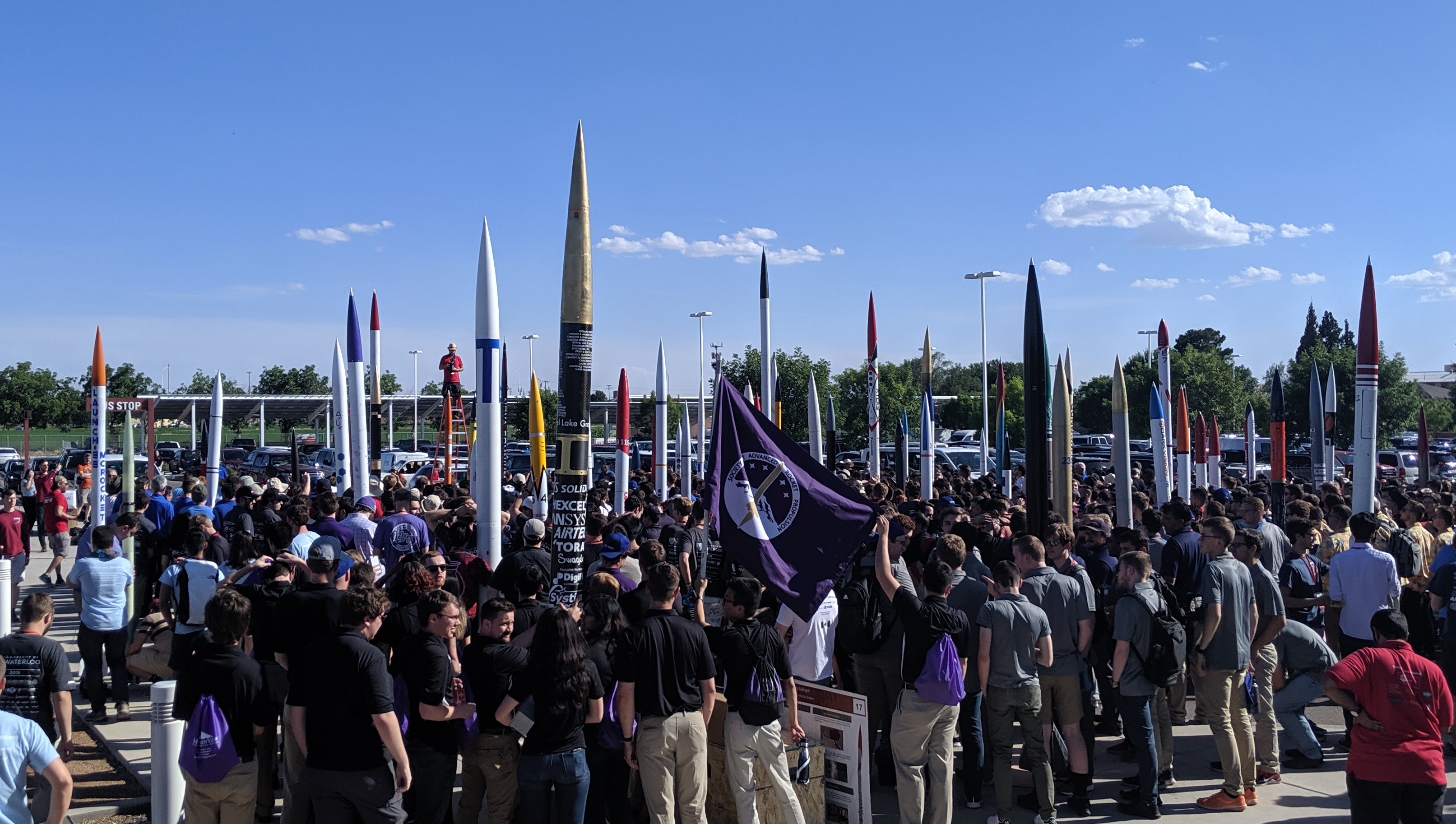 Group Photo of Rockets at the Competition