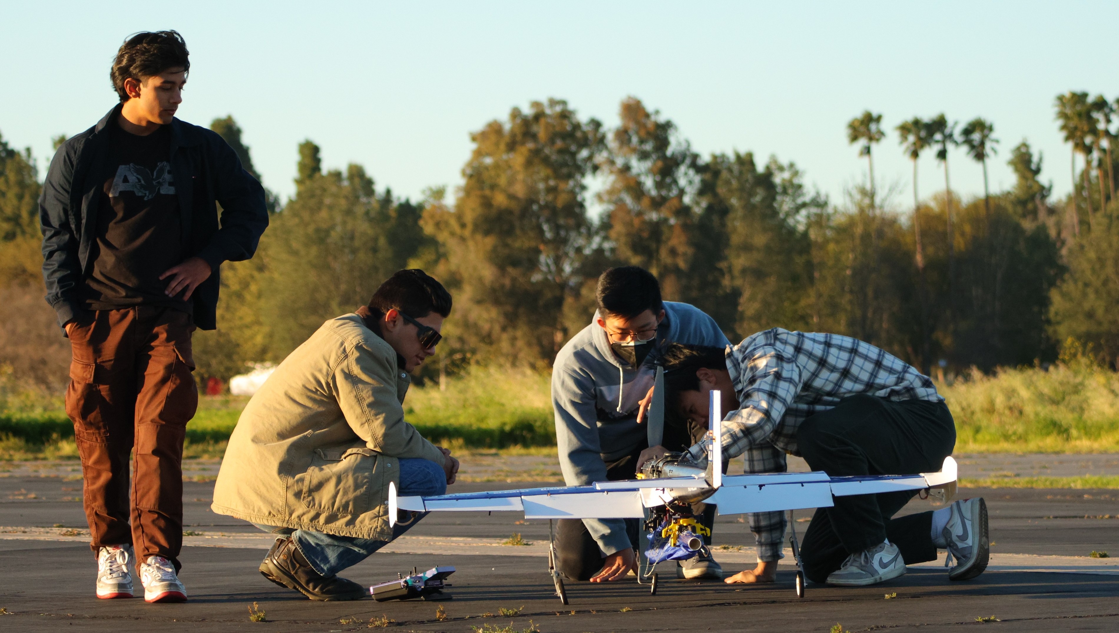 DBF at a flight testing day