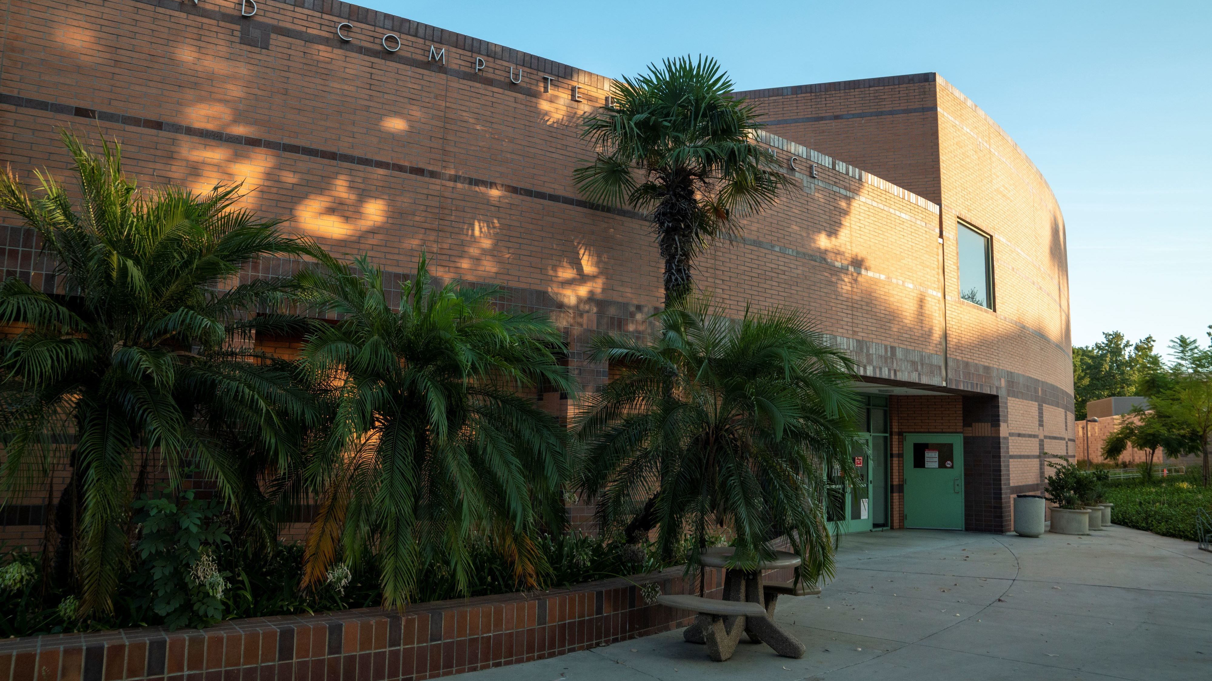 Exterior view of the Engineering and Computer Science building at CSUN.