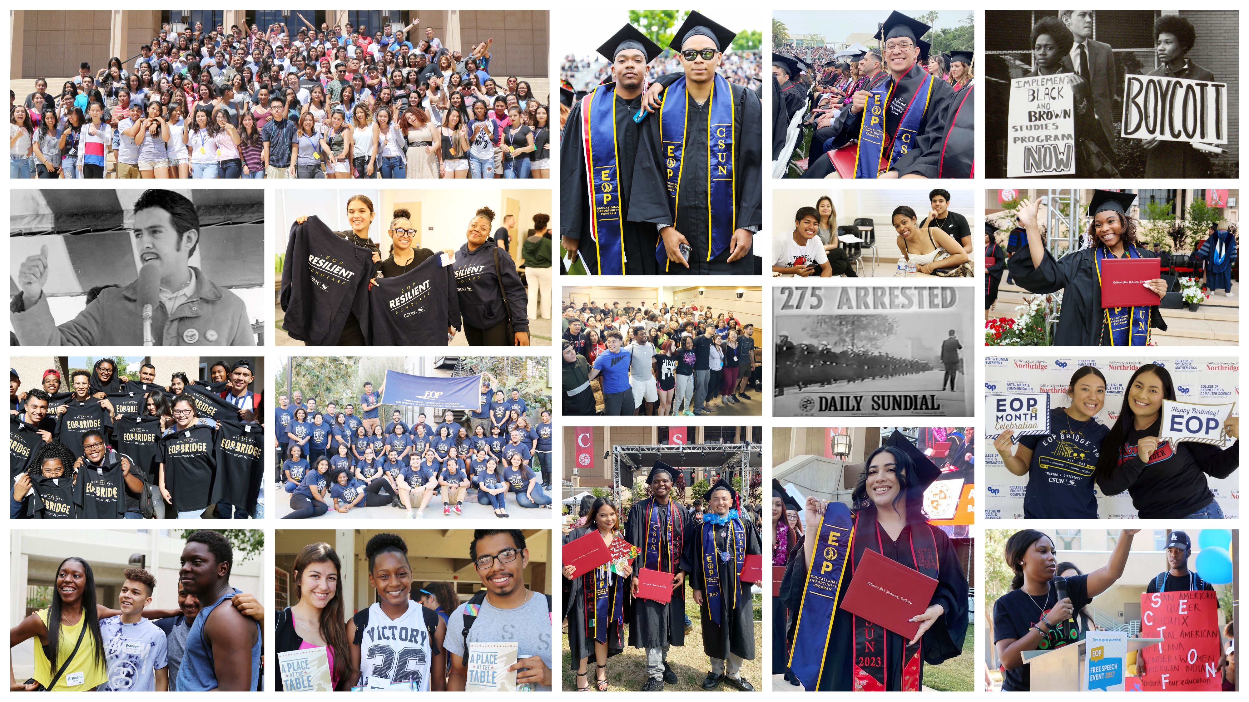 Collage of EOP students