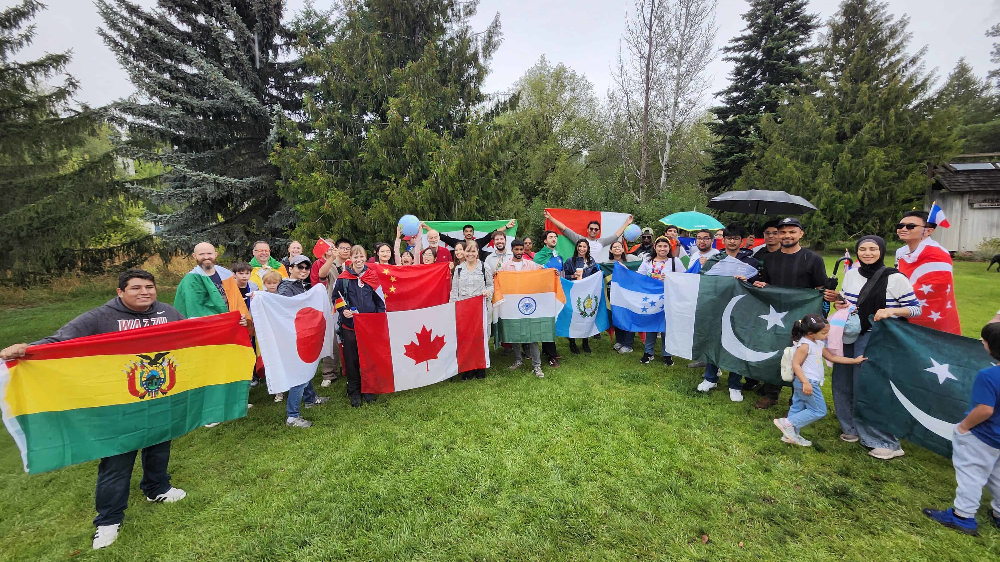 Group shot of International students