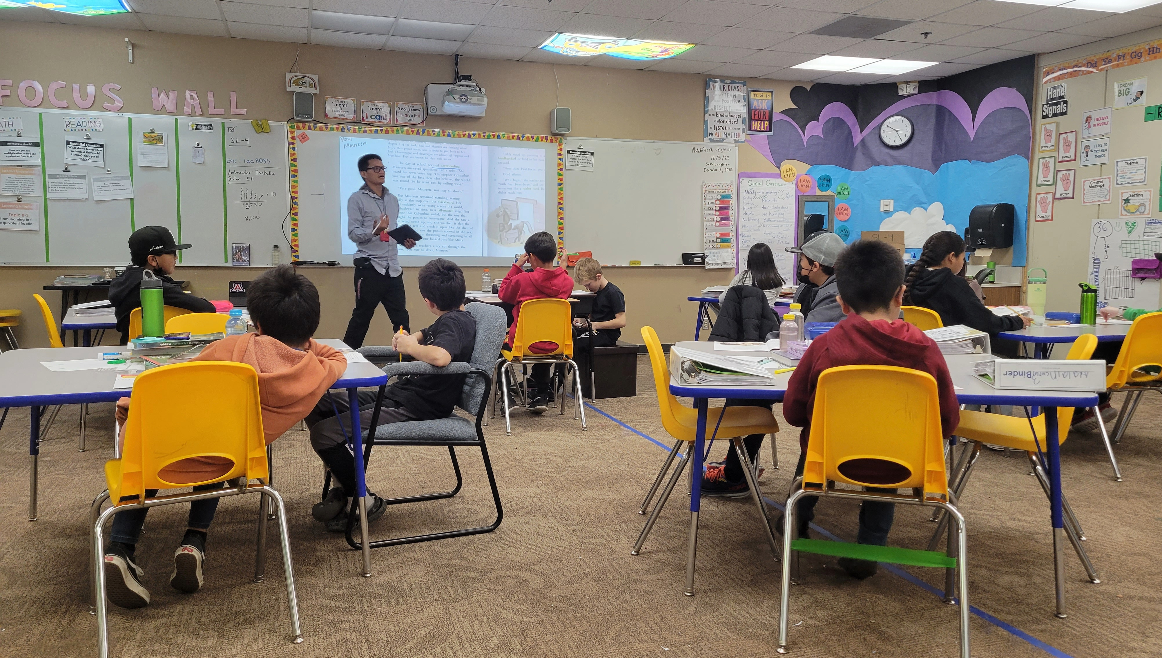 Mr. Laughter, ITEP teacher, 4th Grade