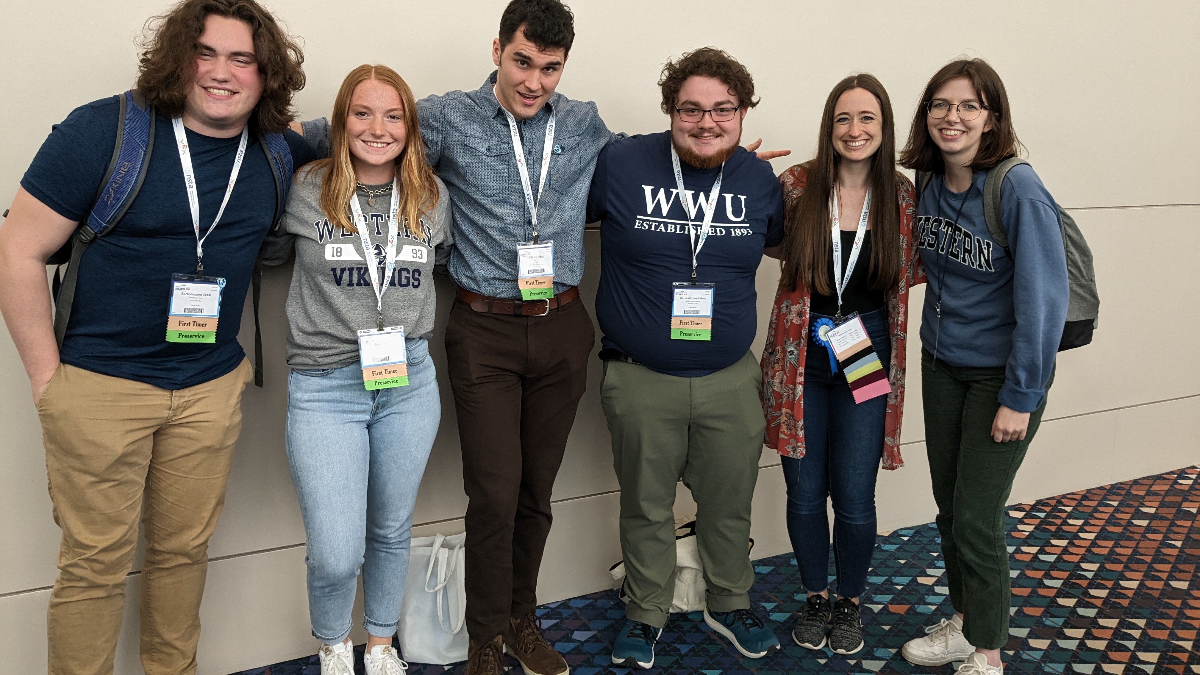 Chapter members connected with Alumni at the NSTA Conference in Atlanta