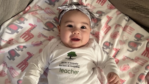 Roots of Empathy "tiny teacher" Catalina