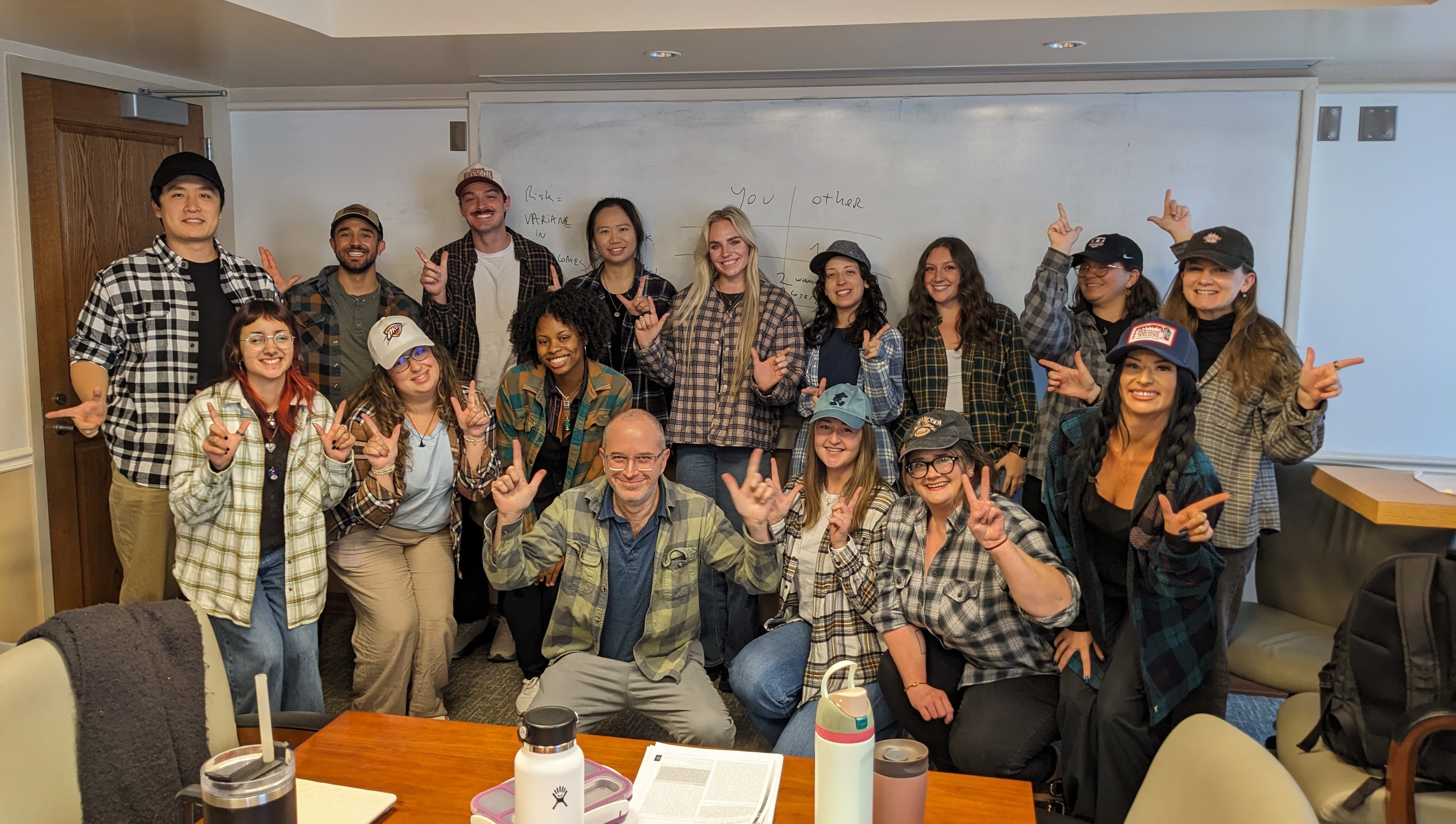 OSU Psych Graduate Students with Dr. Sznycer, Halloween 2025