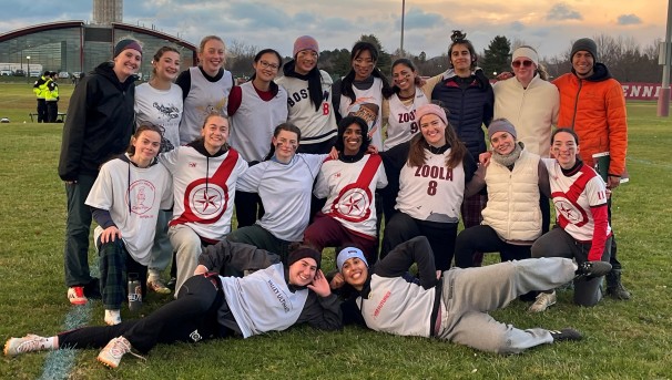 Women's Ultimate Frisbee Team
