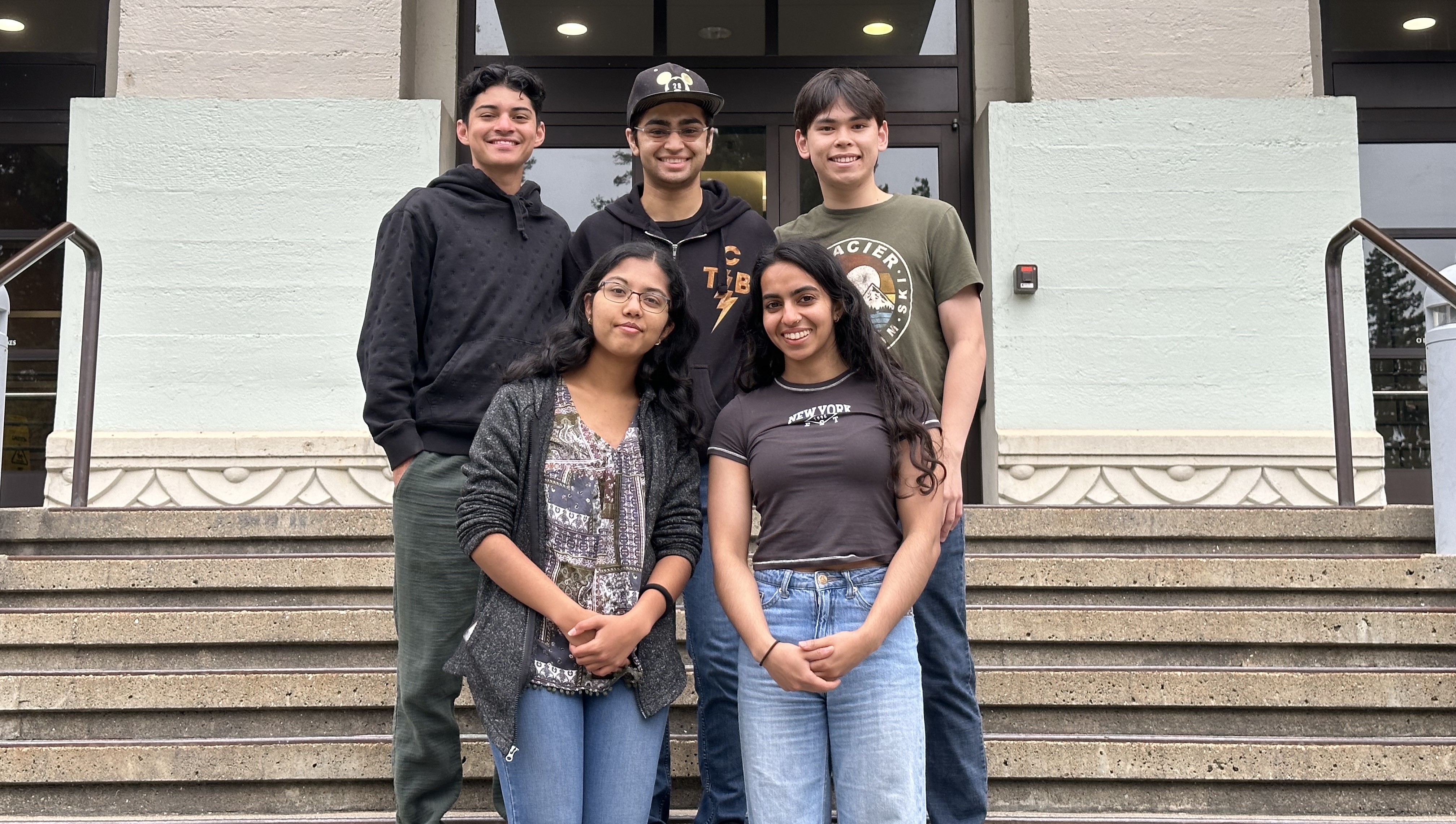 First cohort of five COMPASS Scholars.