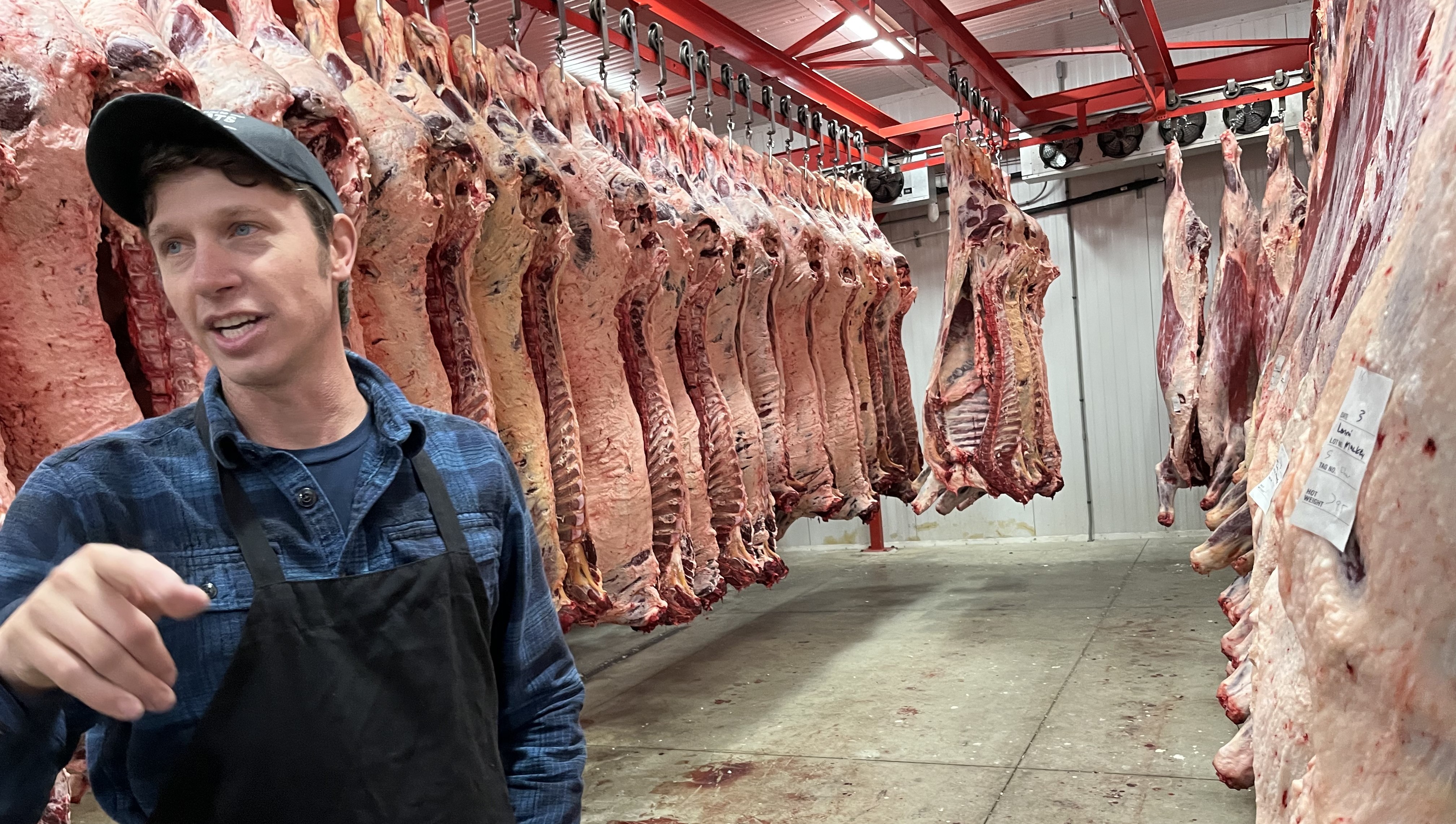 Individuals helping at the Mt. Hope Produce Auction