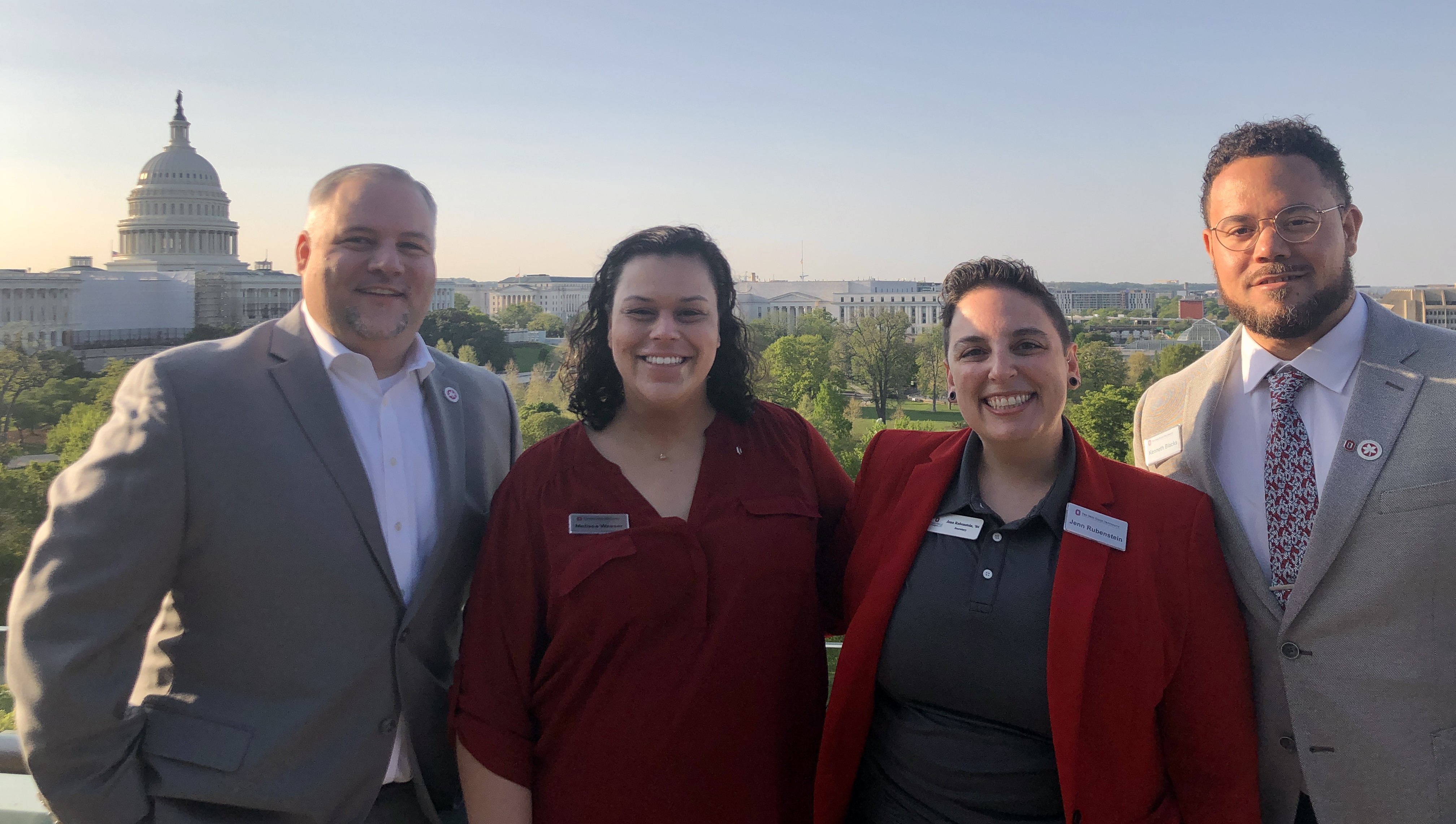 OSUDC Board Members at the 2022 Scarlet and Gray Congressional Breakfast