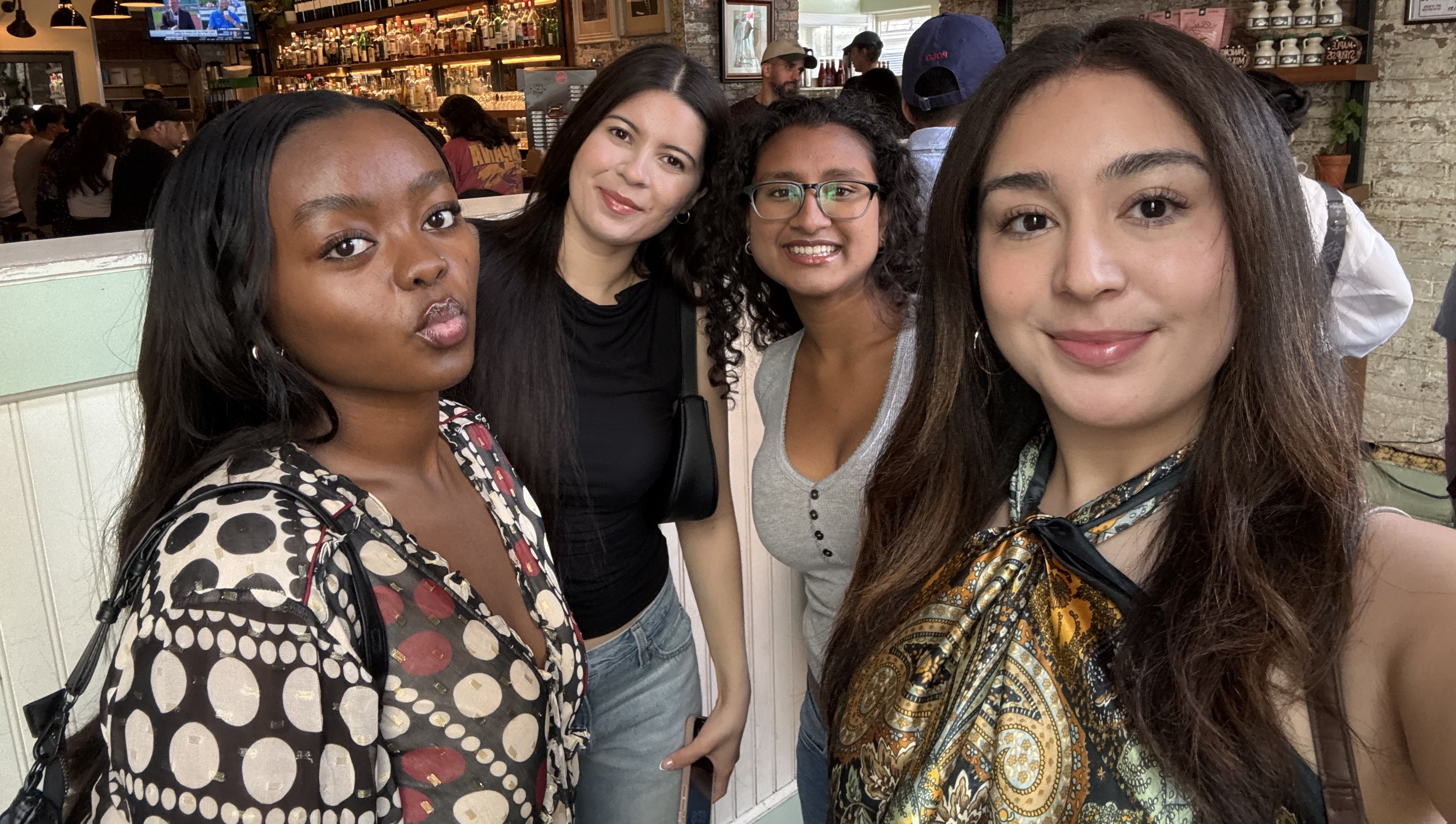 Cal in the Capital cohort members at brunch together.