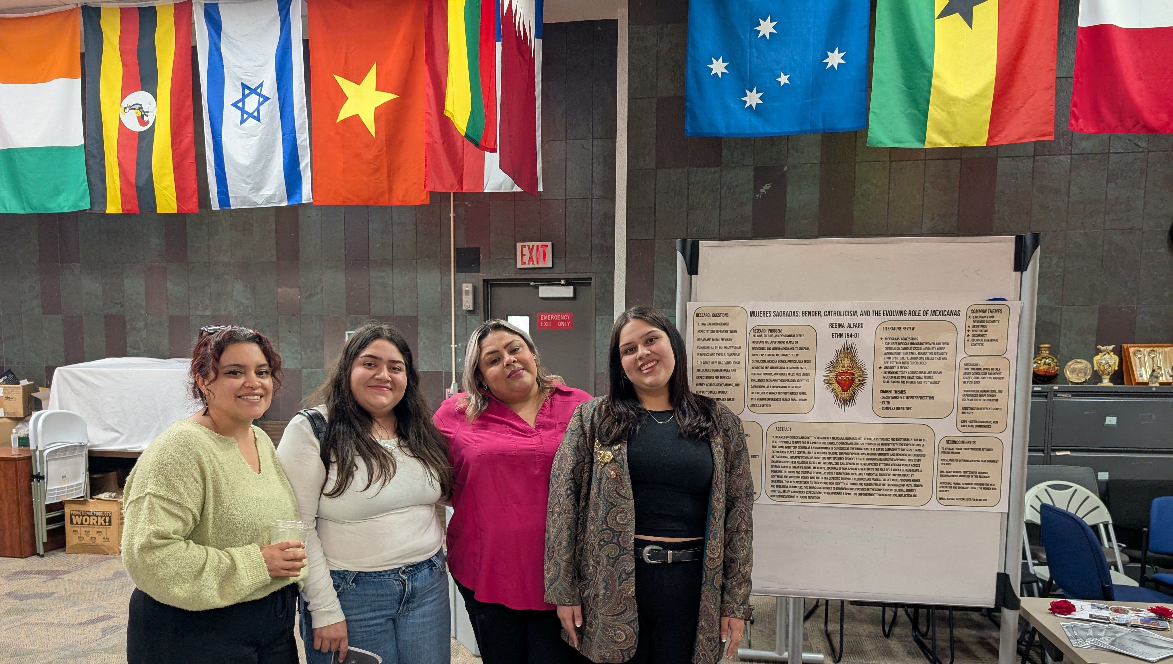 Students at Poster Forum