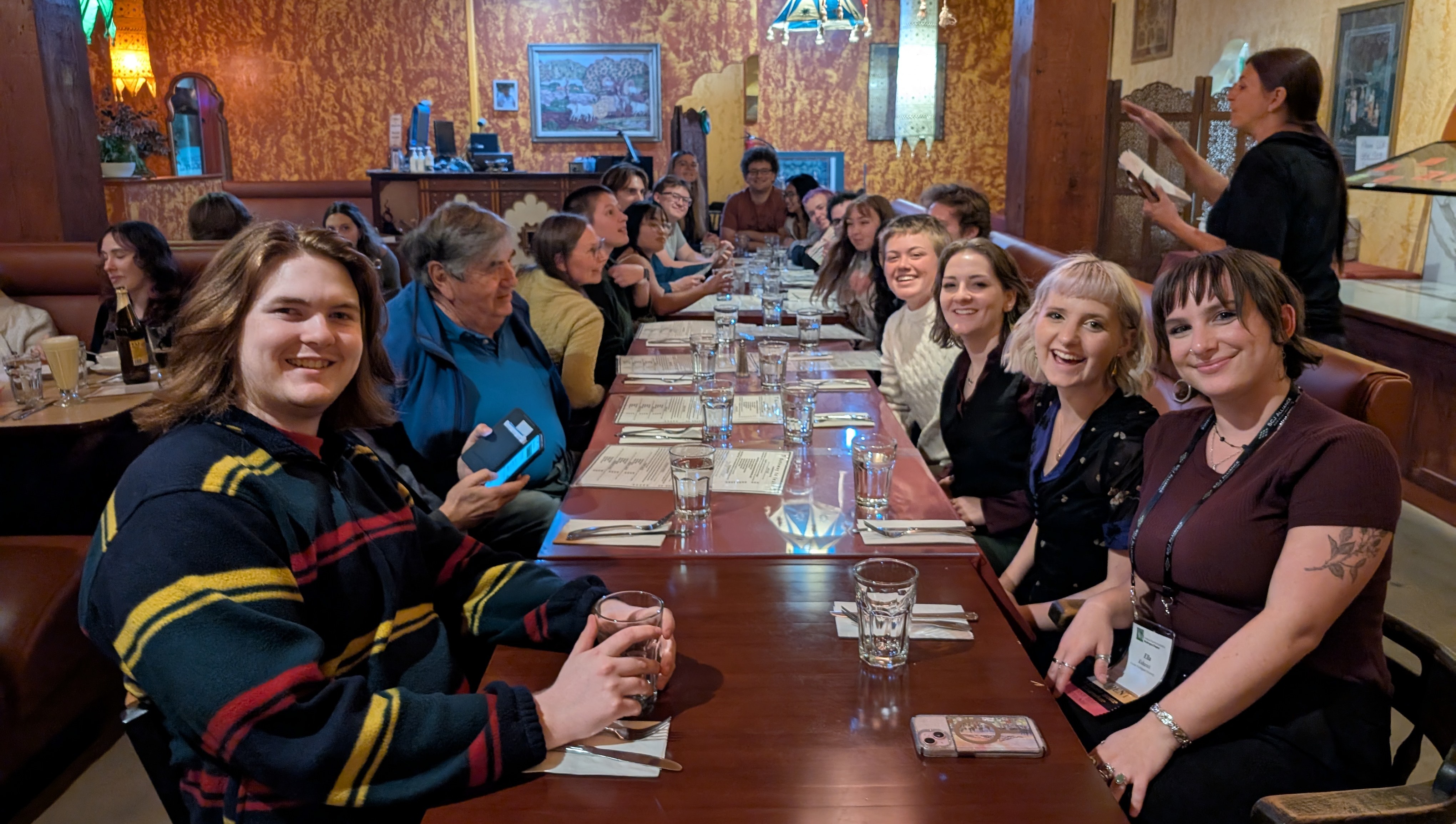 Club for Urban and Environmental Sustainability enjoying a networking dinner after APA WA 2025!