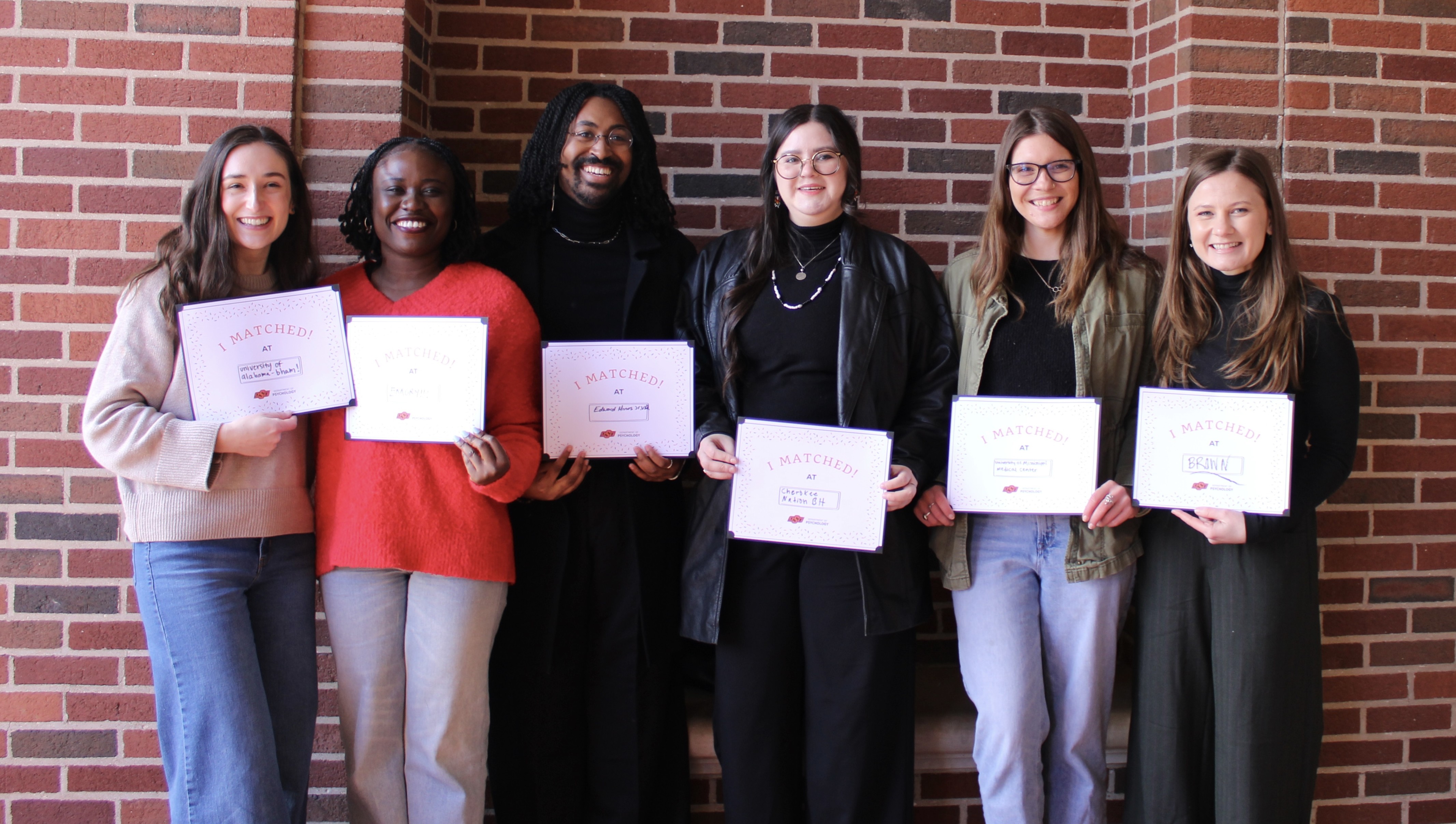 OSU Students on Internship Match Day!