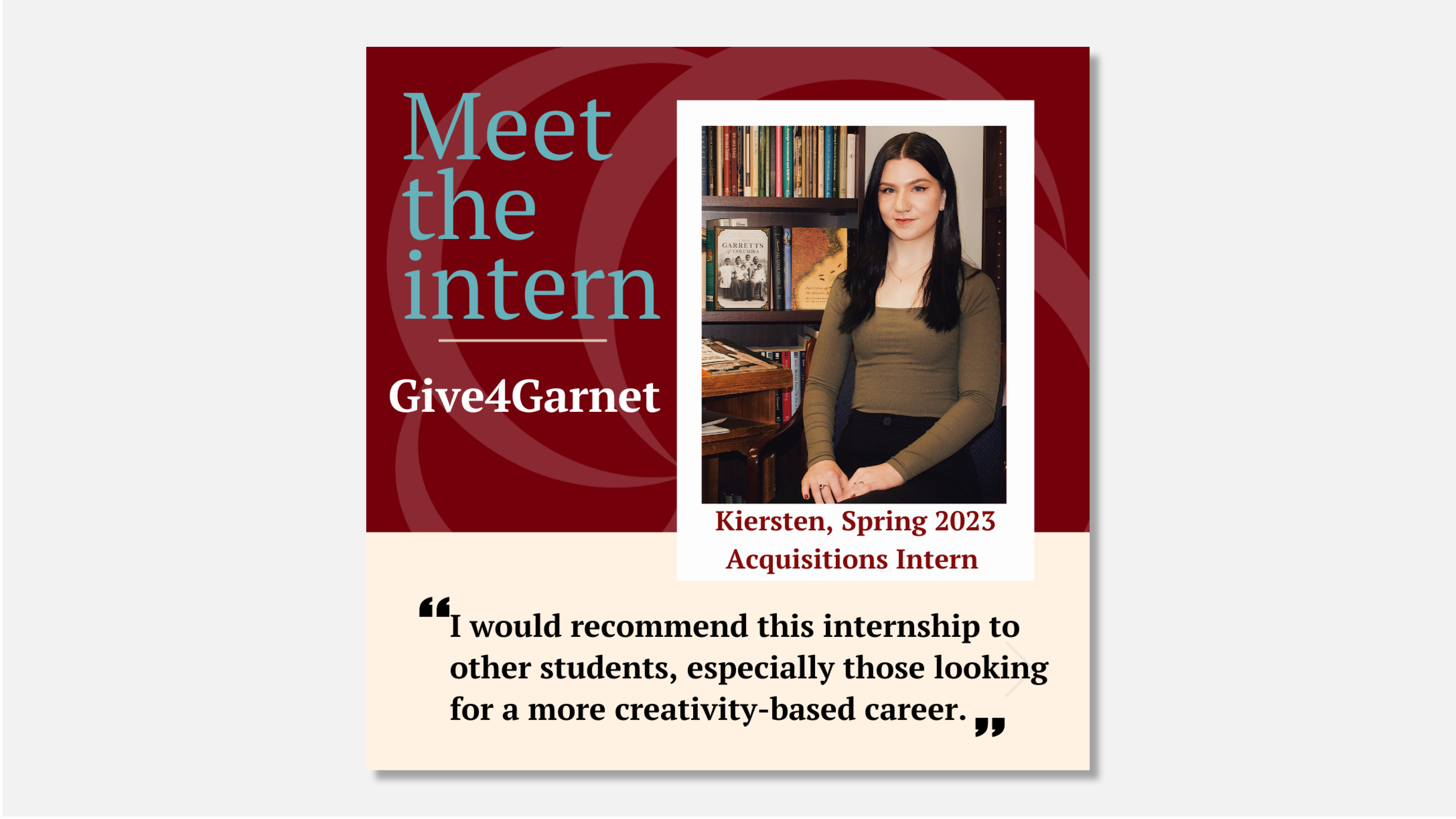 Meet the Intern: Kiersten