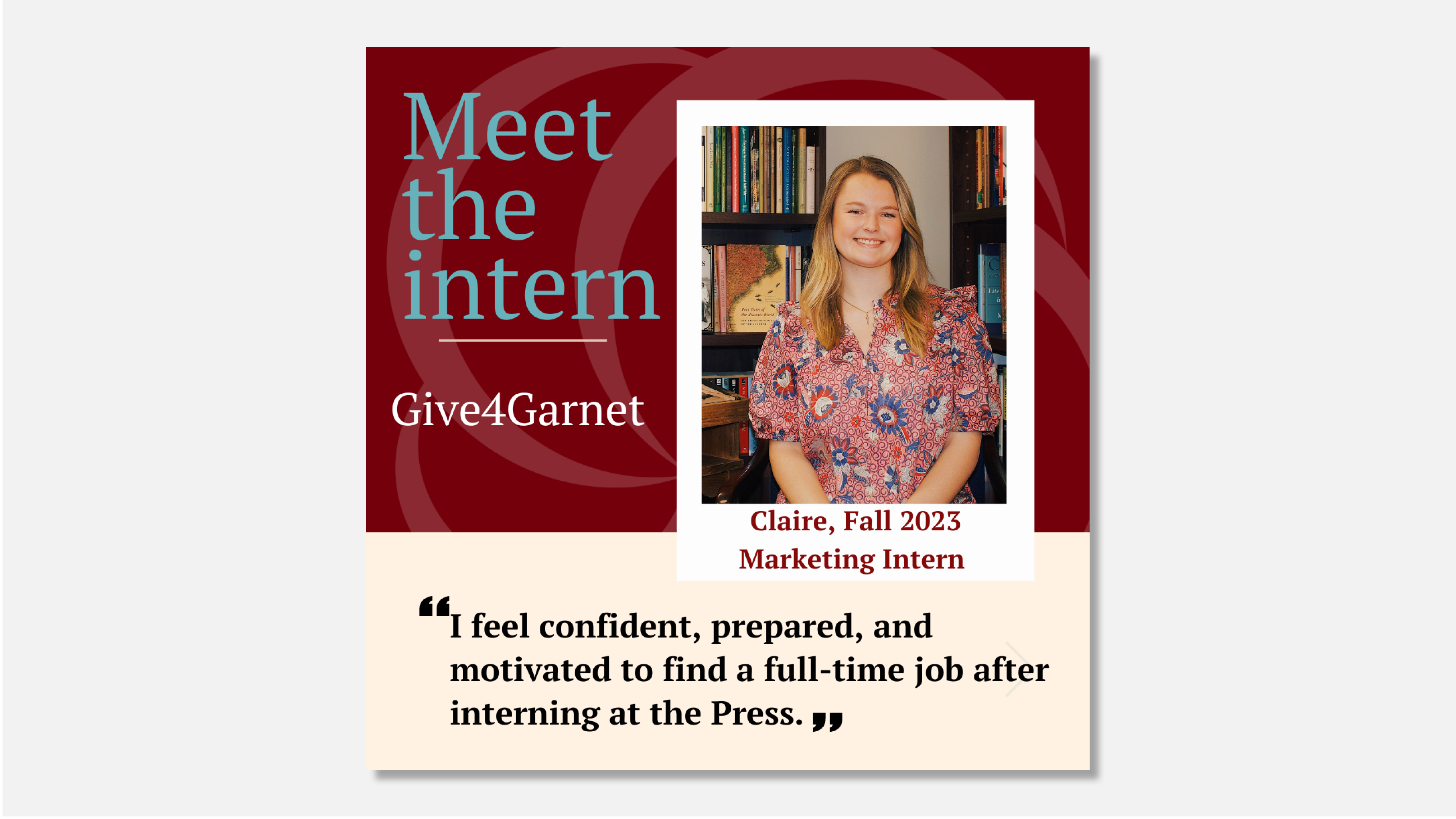 Meet the Intern: Claire