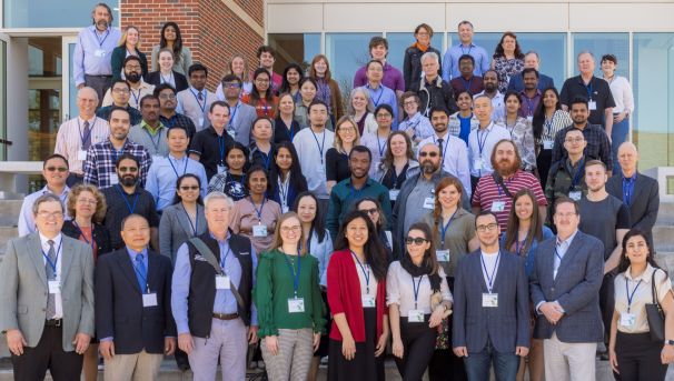 Group photo from the 10th annual OCRID symposium, taken April 11, 2023