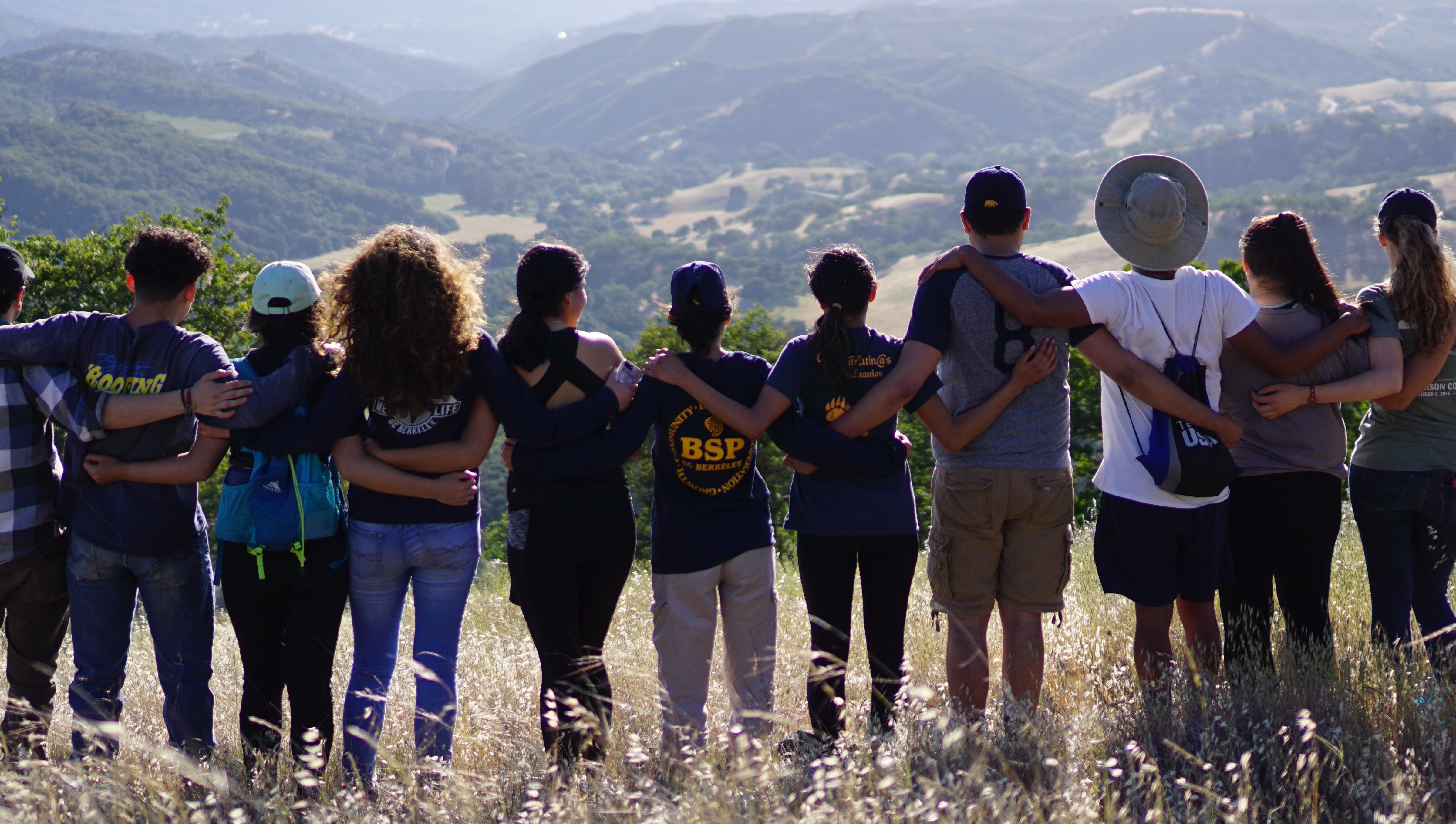 Biology Scholars Program student members at UC Hastings Natural Reserve Research Field Trip
