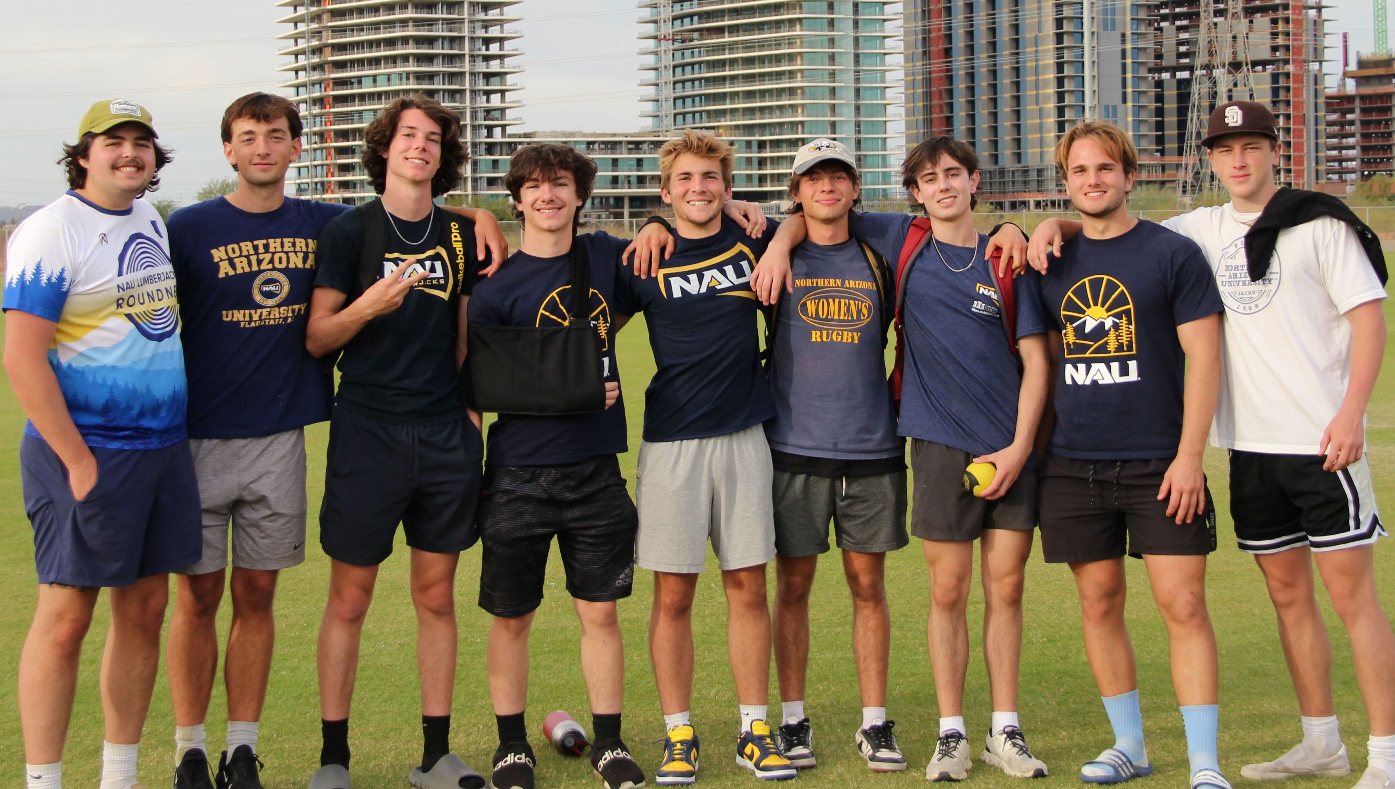 Northern Arizona Roundnet competitive team picture after the ASU Fall Sectional