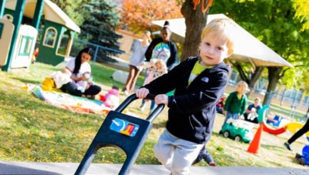 Infant Toddler Outdoor Toy Storage Image