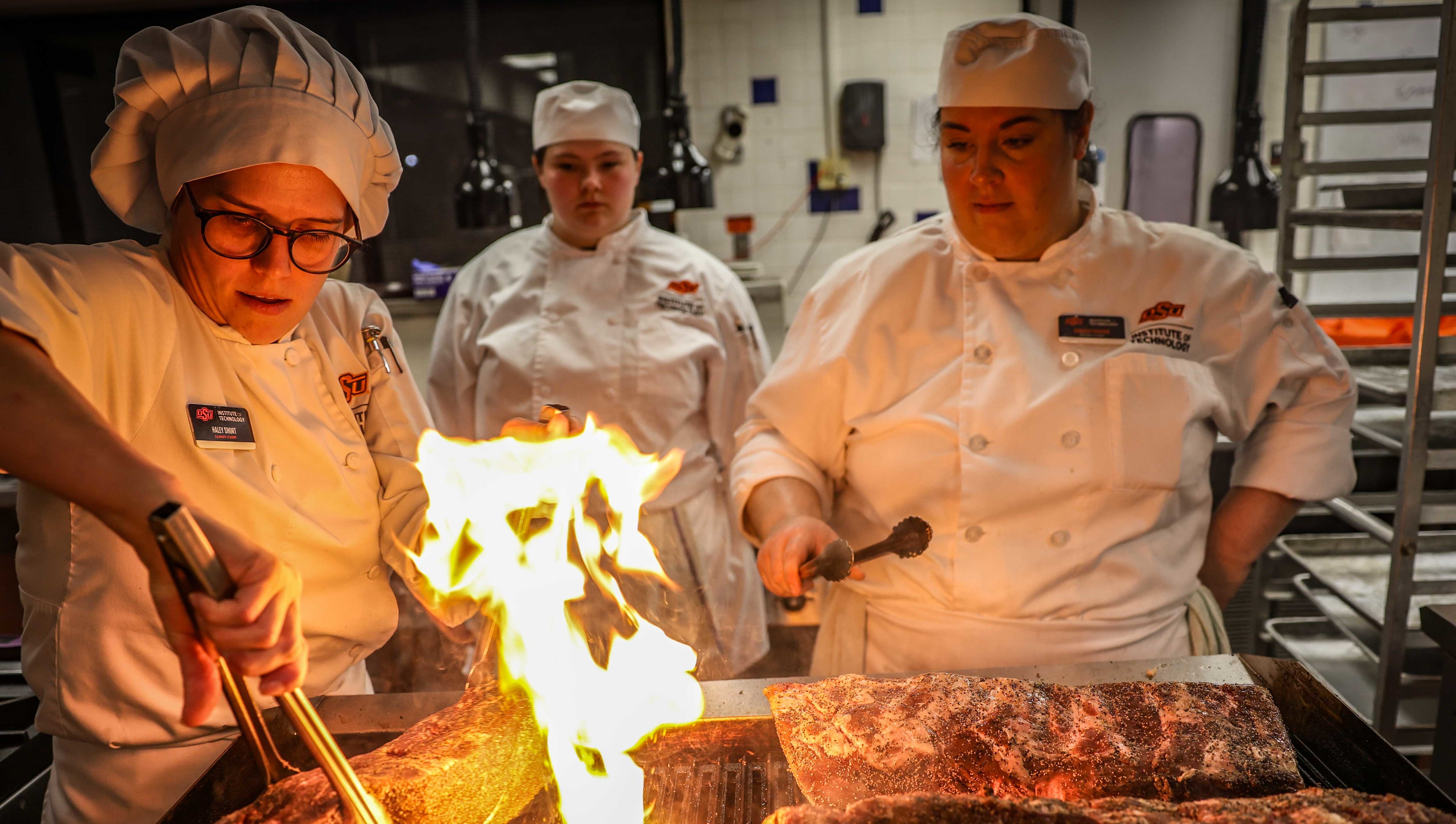 Grilling for Cowboy Chef's Table Luncheon