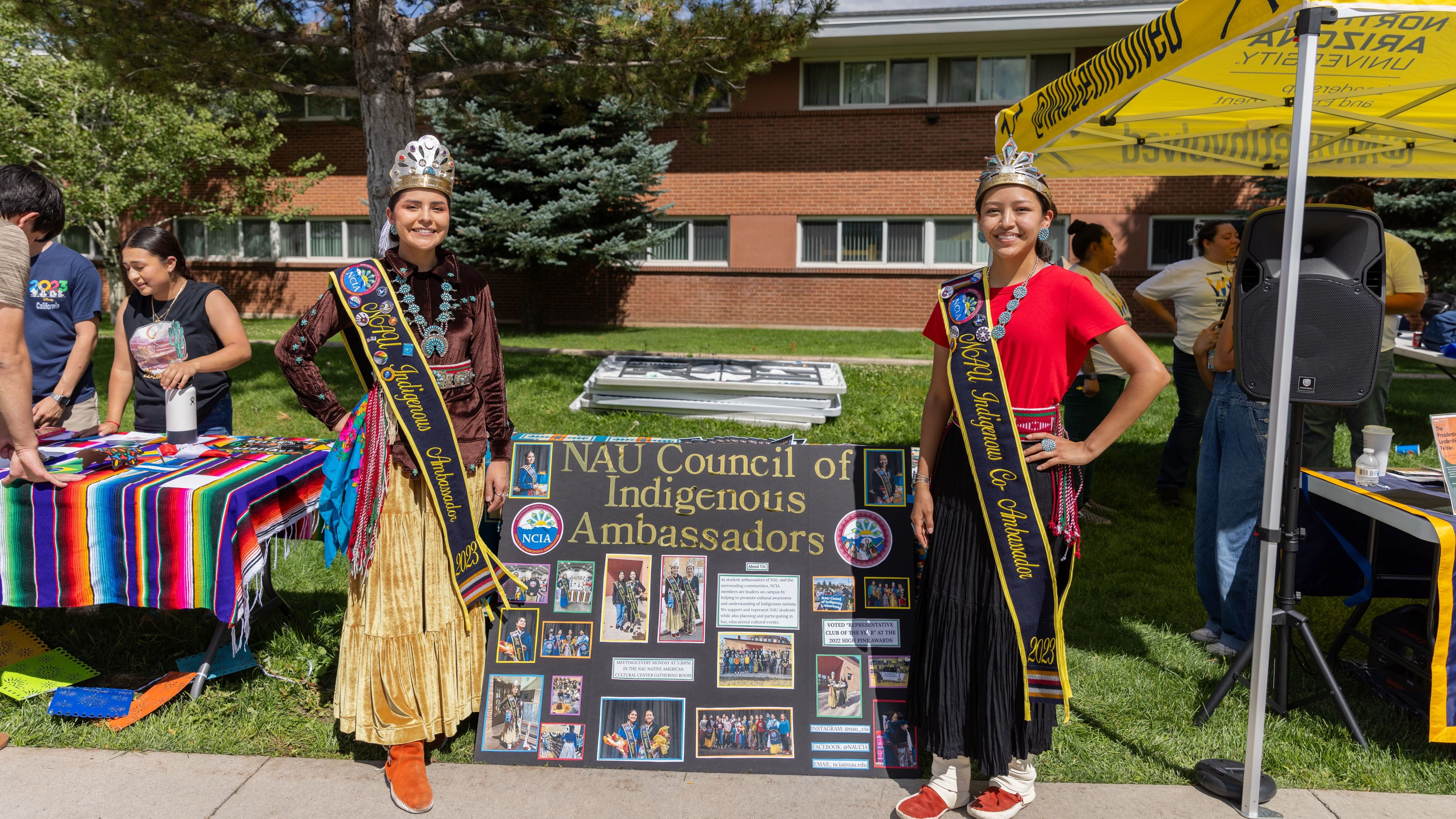 Indigenous Students at a Club Fair