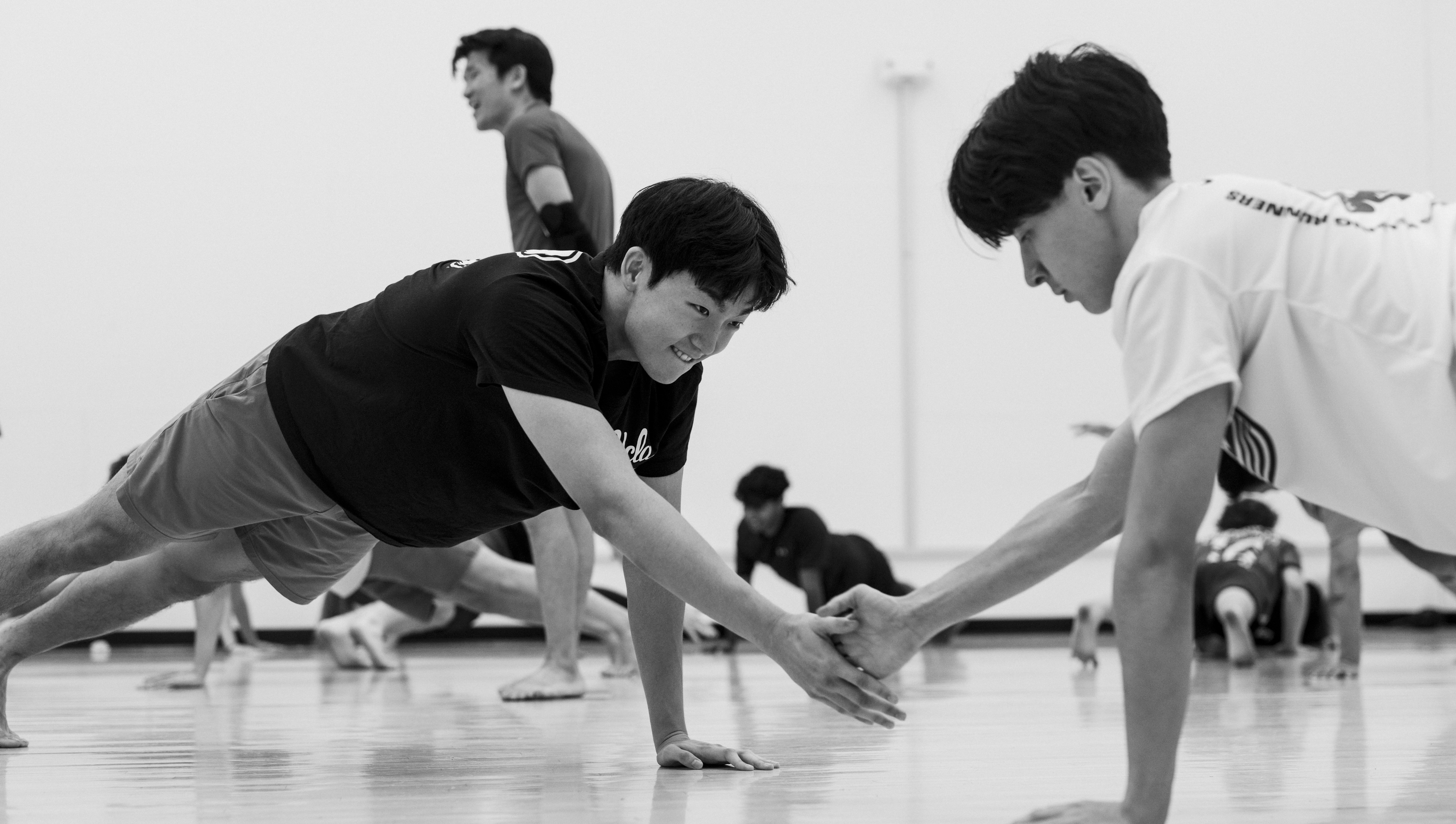 Conditioning - Partner push ups