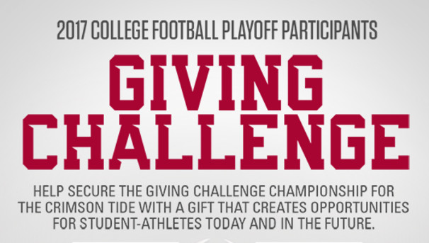 College Football Playoff Participants Giving Challenge Image