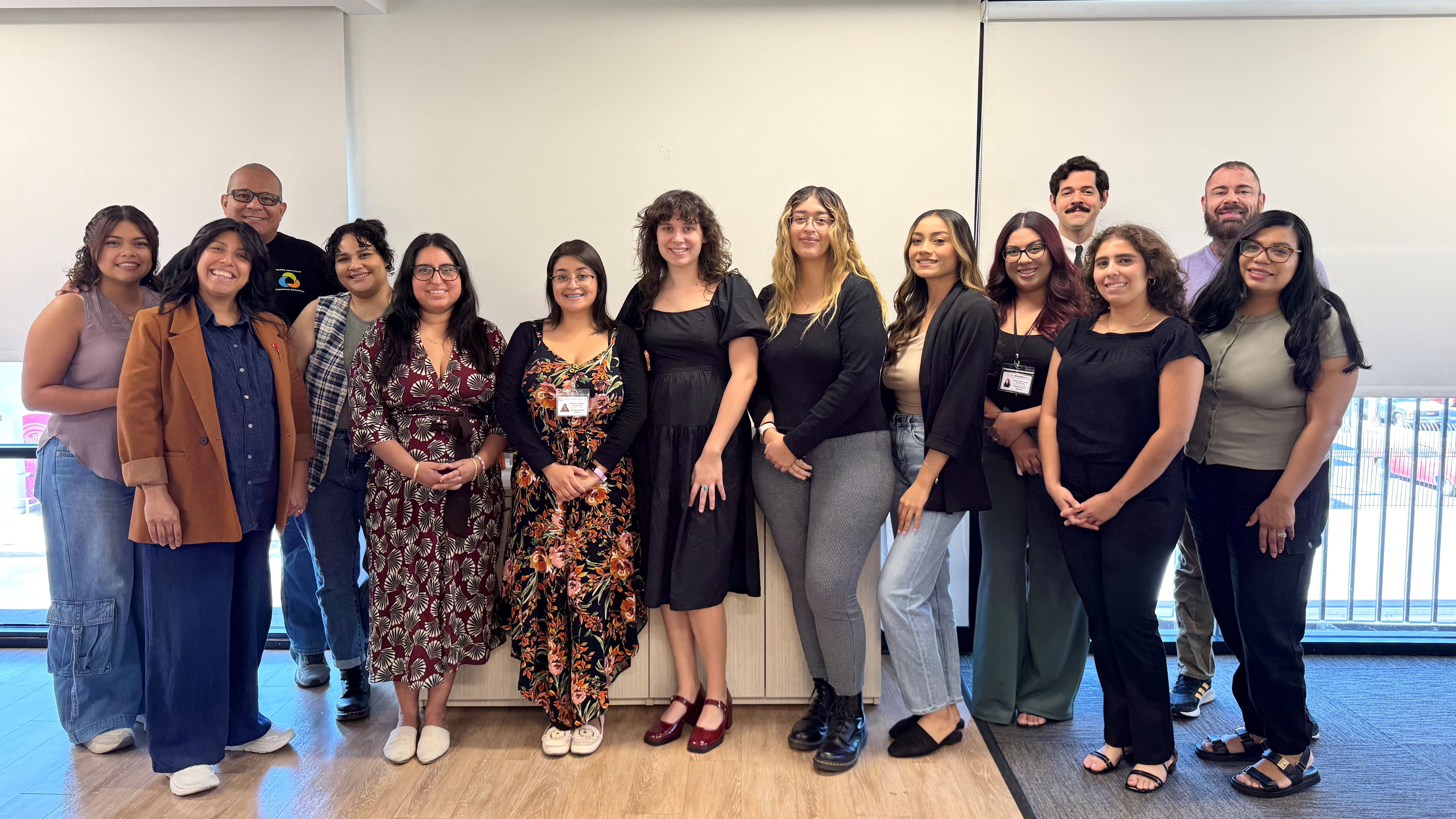 Group of students standing together