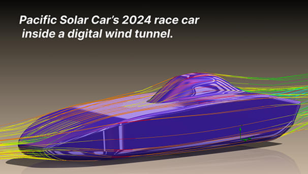 Pacific Solar Car Races the Sun Image