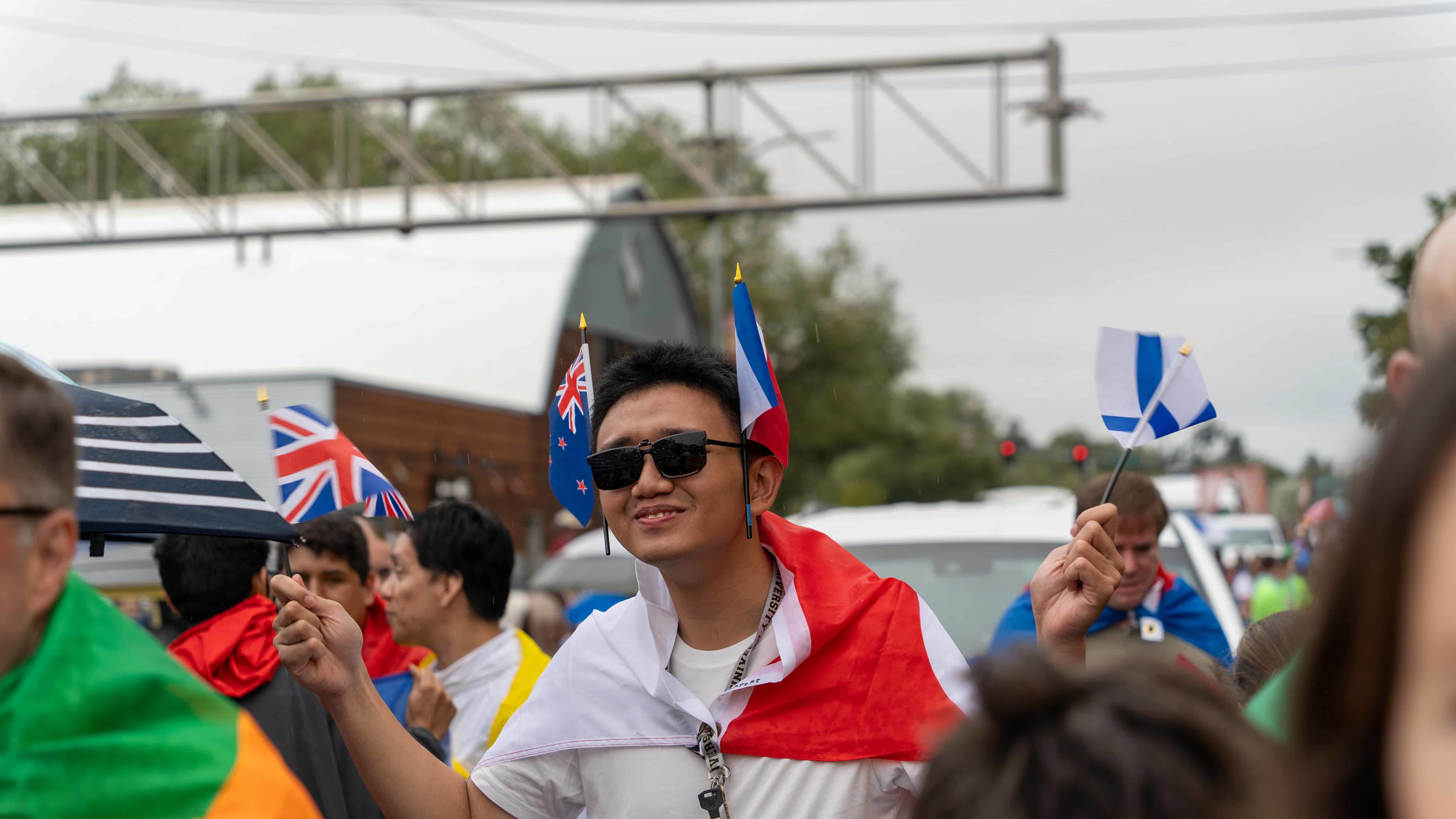 WSU International Students at Lentil Festival