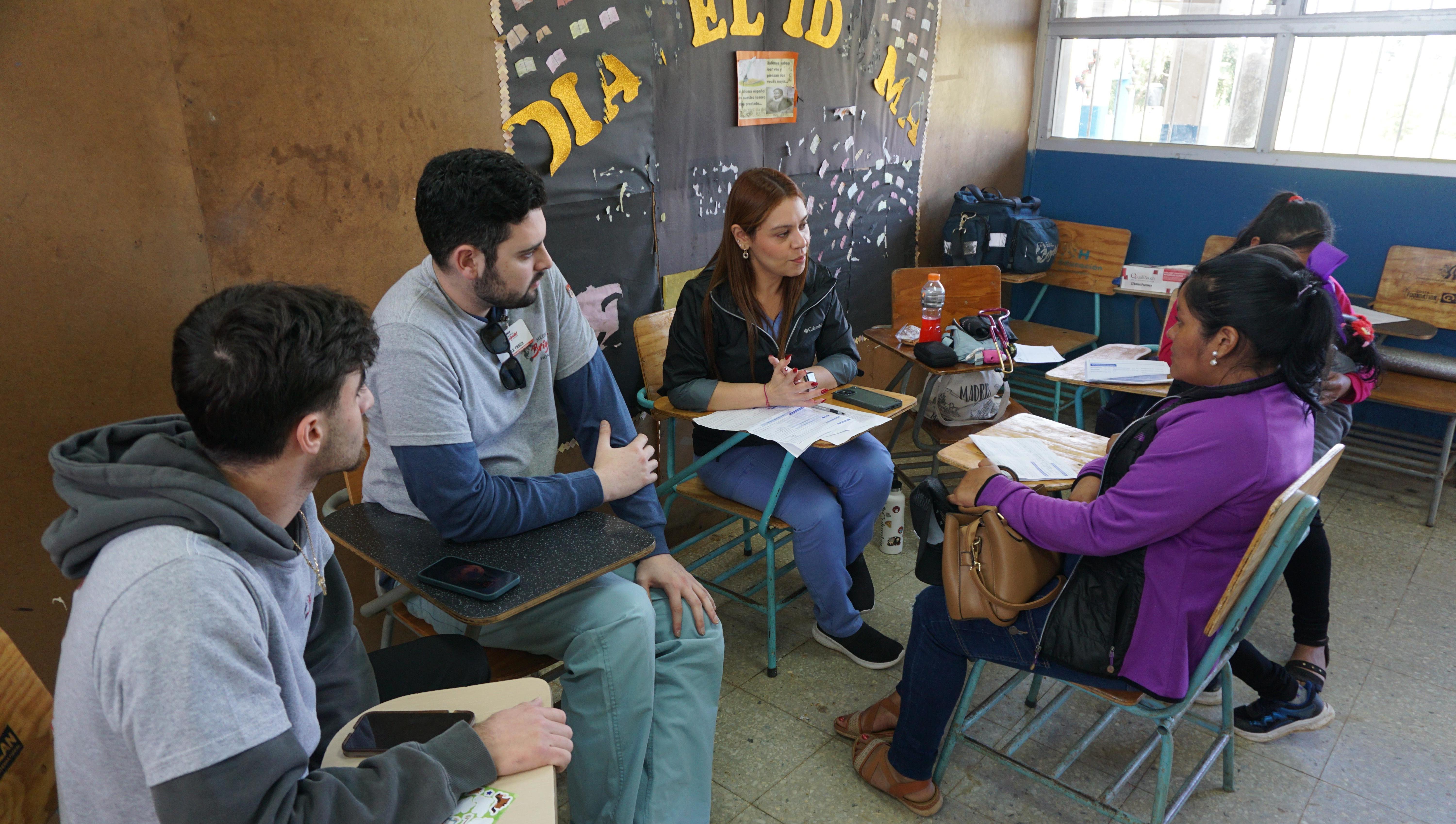 Us shadowing doctor during general consultation!