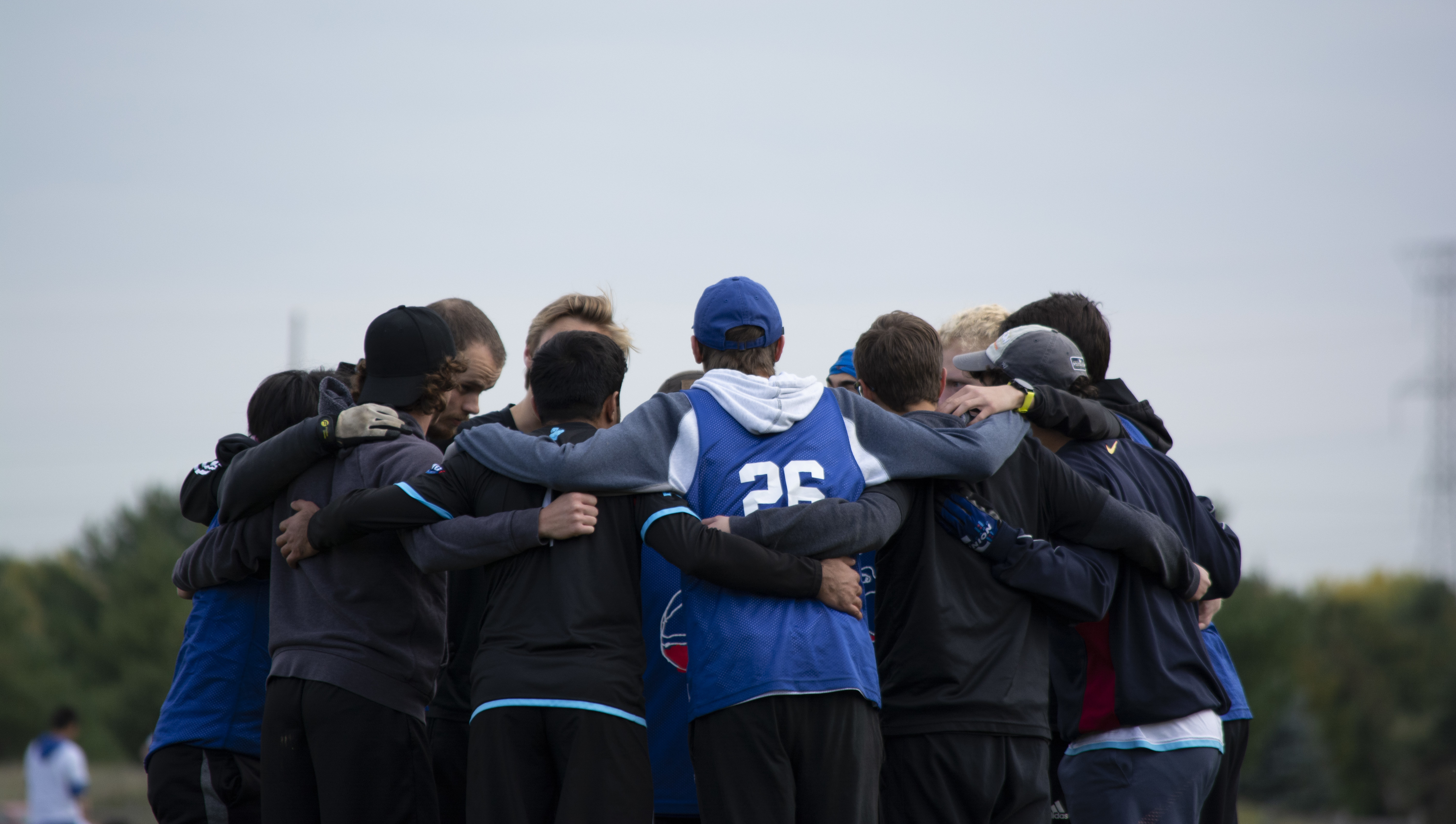 Team huddle