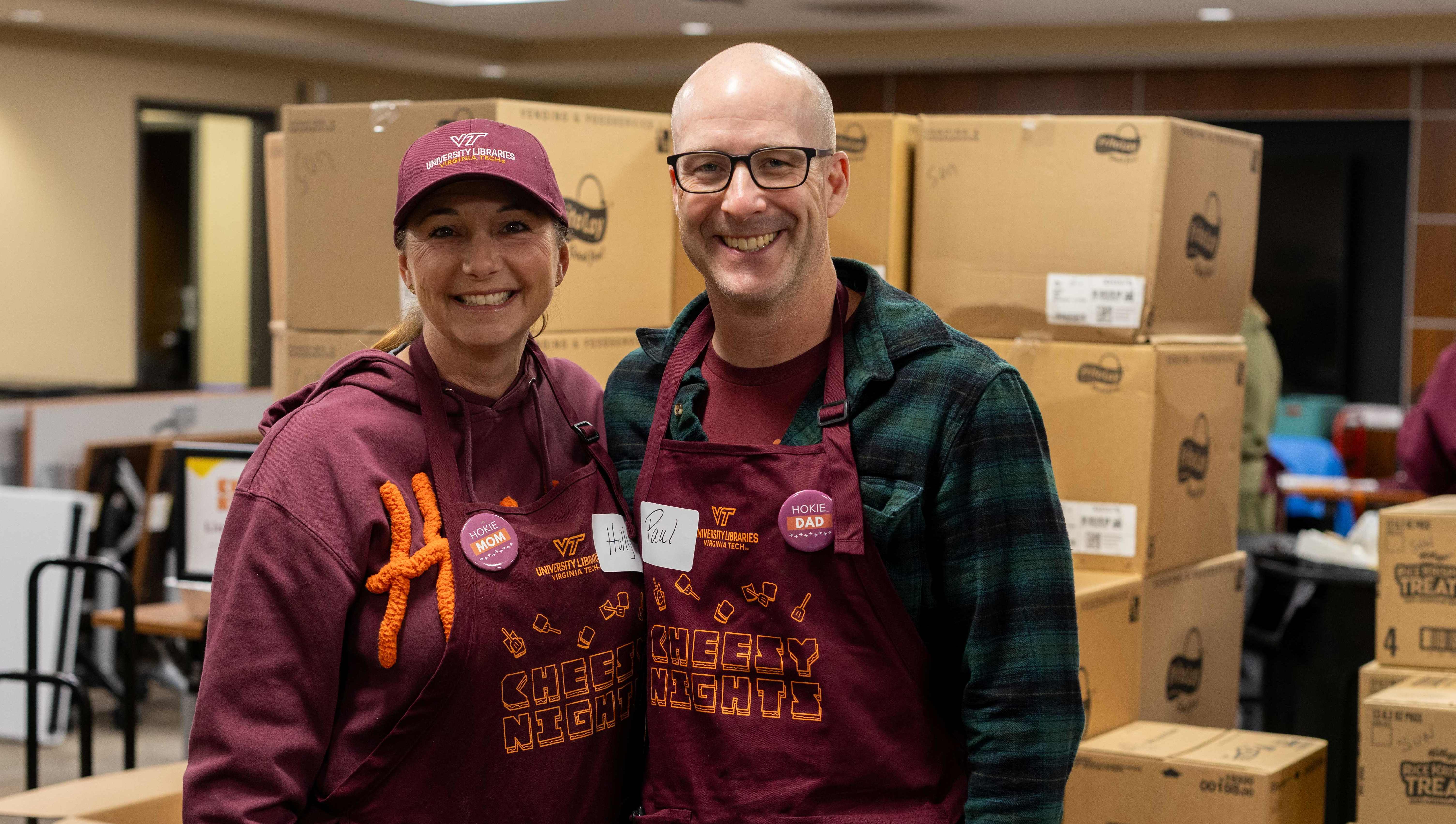 Volunteers are ready to serve students