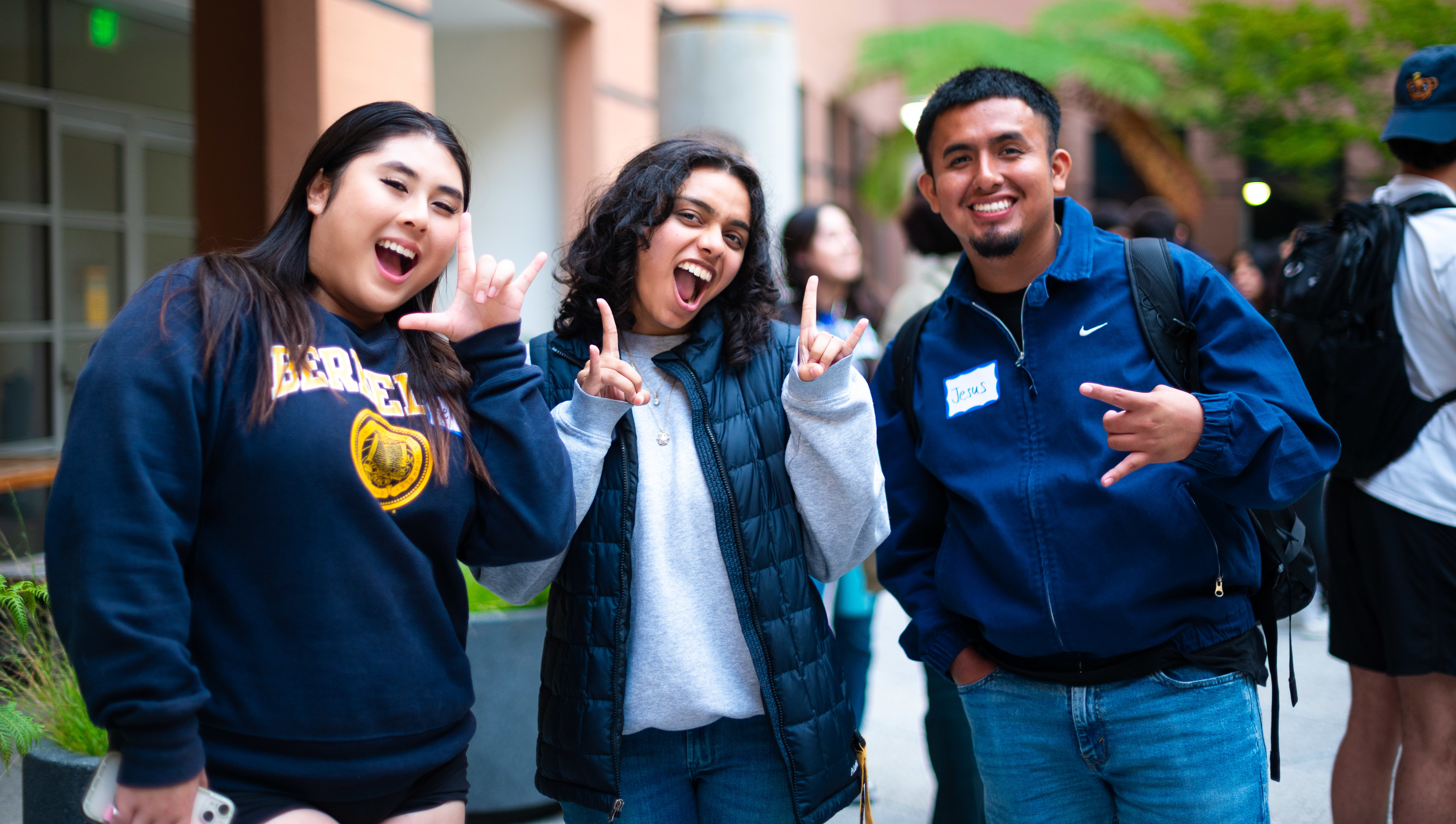 BSP members chatting with each other at a student event.