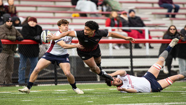 Men's rugby action