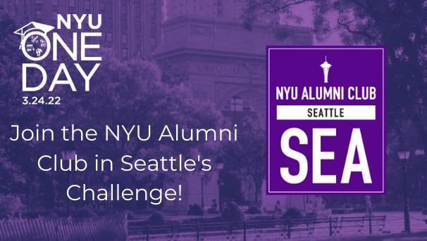 Join the NYU Alumni Club in Seattle One Day Challenge! Image