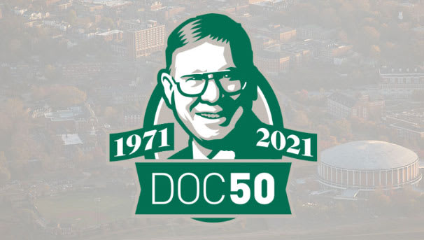 logo image for Doc50 - honoring Higgins' 50 years of teaching at OU