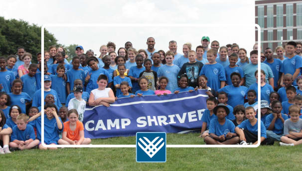Group photo of Camp Shriver campers.