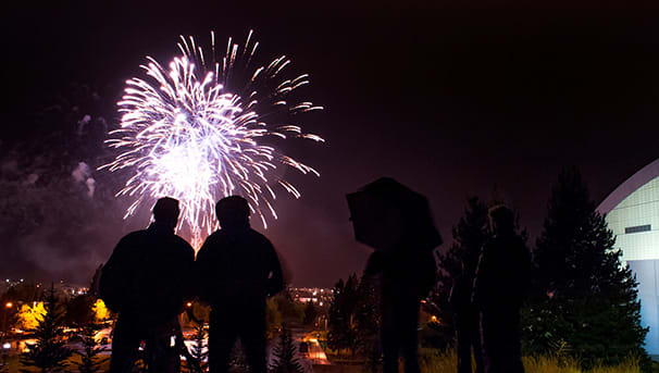 Homecoming 2024 Fireworks Image