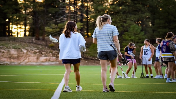 Assistant Coach Erin(left) and Head Coach Holly(right).