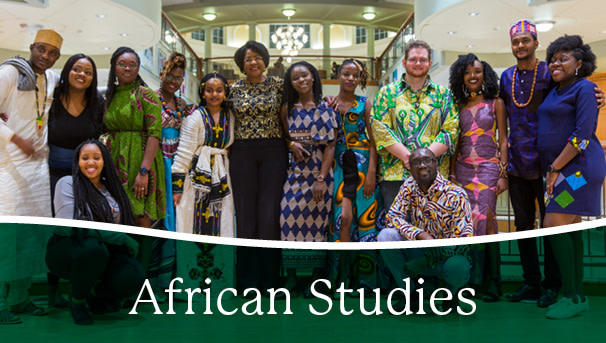 image of African Studies students in Baker Center in Athens, Ohio