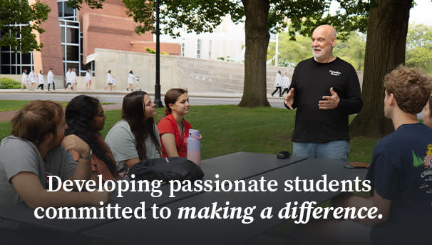 Developing passionate students committed to making a difference.