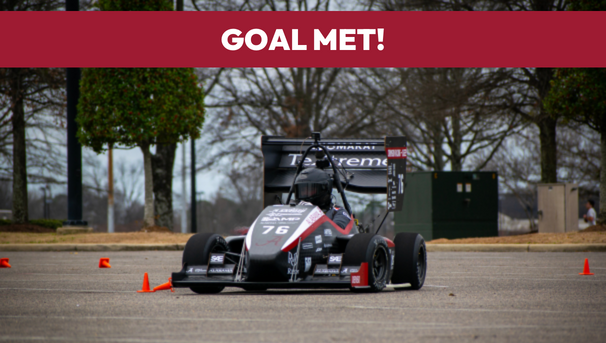 GOAL MET! Crimson Racing Formula SAE Image