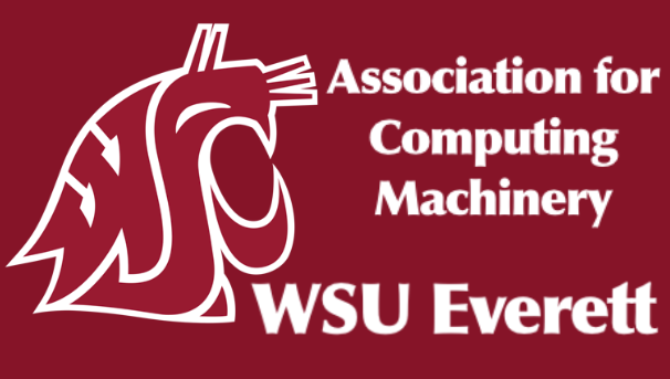 WSU Everett Association for Computing Machinery with Cougar Logo