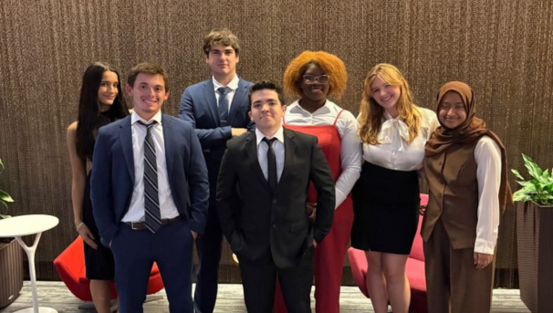 group of members all in business attire