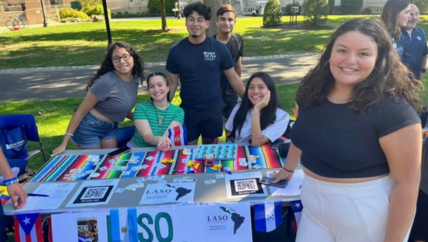 LASO members tabling at an involvement fair