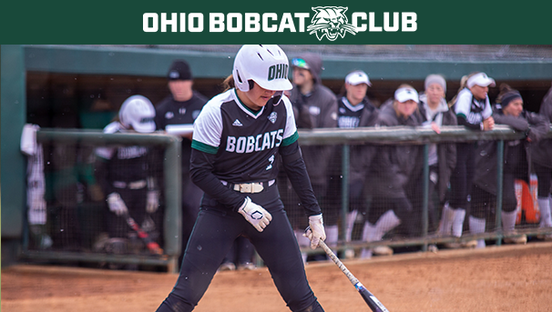 OHIO Softball player getting ready to bat